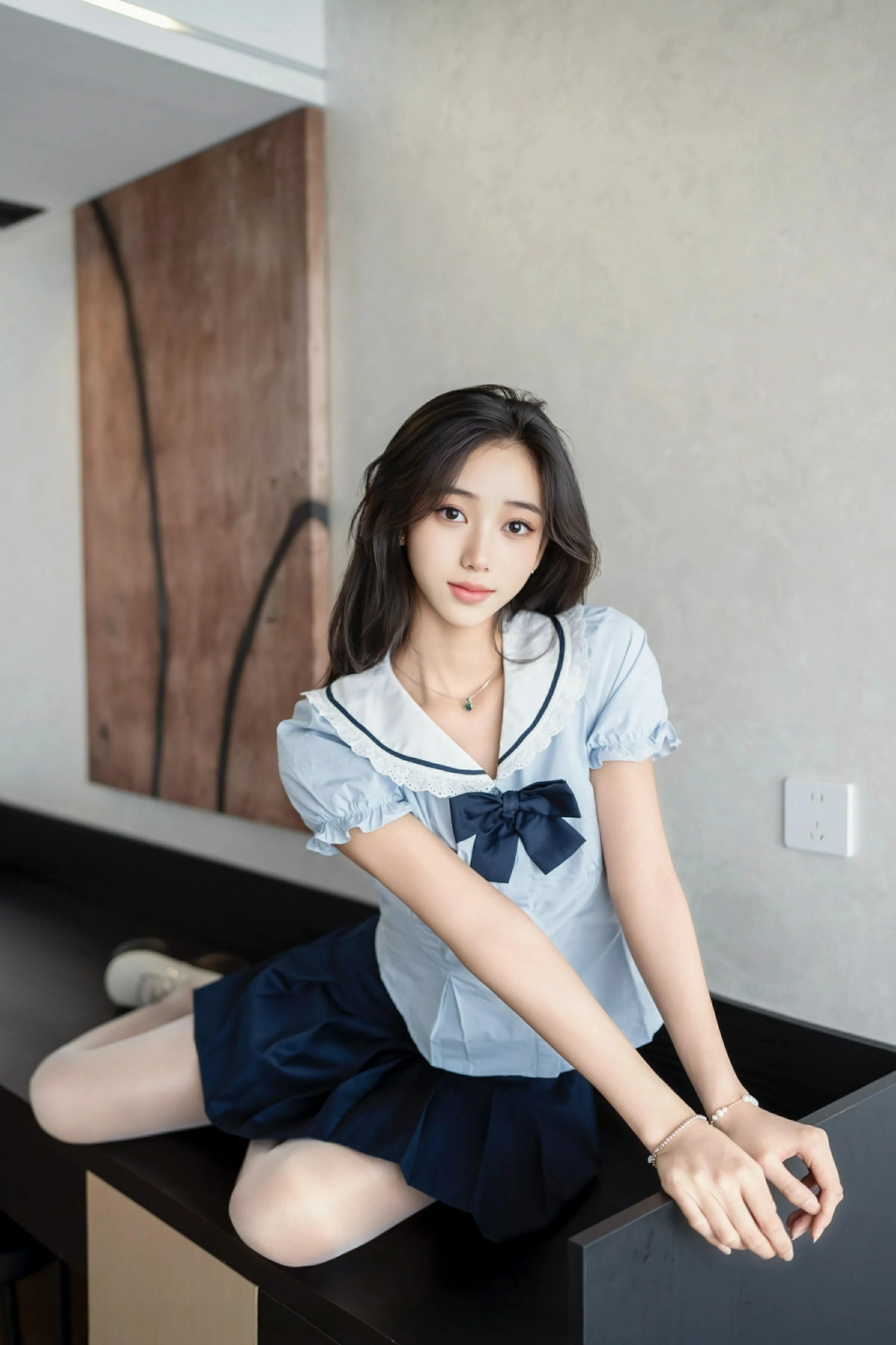 [XINGYAN星颜社] 2025.06.26 VOL.360 时安安 深色短裙 白色丝袜 性感写真 [81+1P]