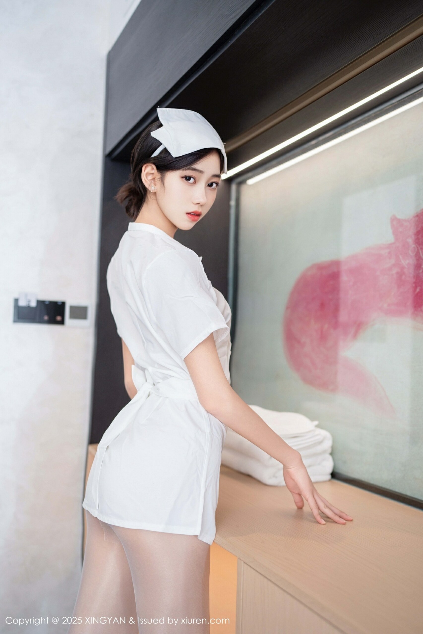 [XINGYAN星颜社] 2025.07.17 VOL.371 时安安 白色护士服 白色丝袜 性感写真 [75+1P]