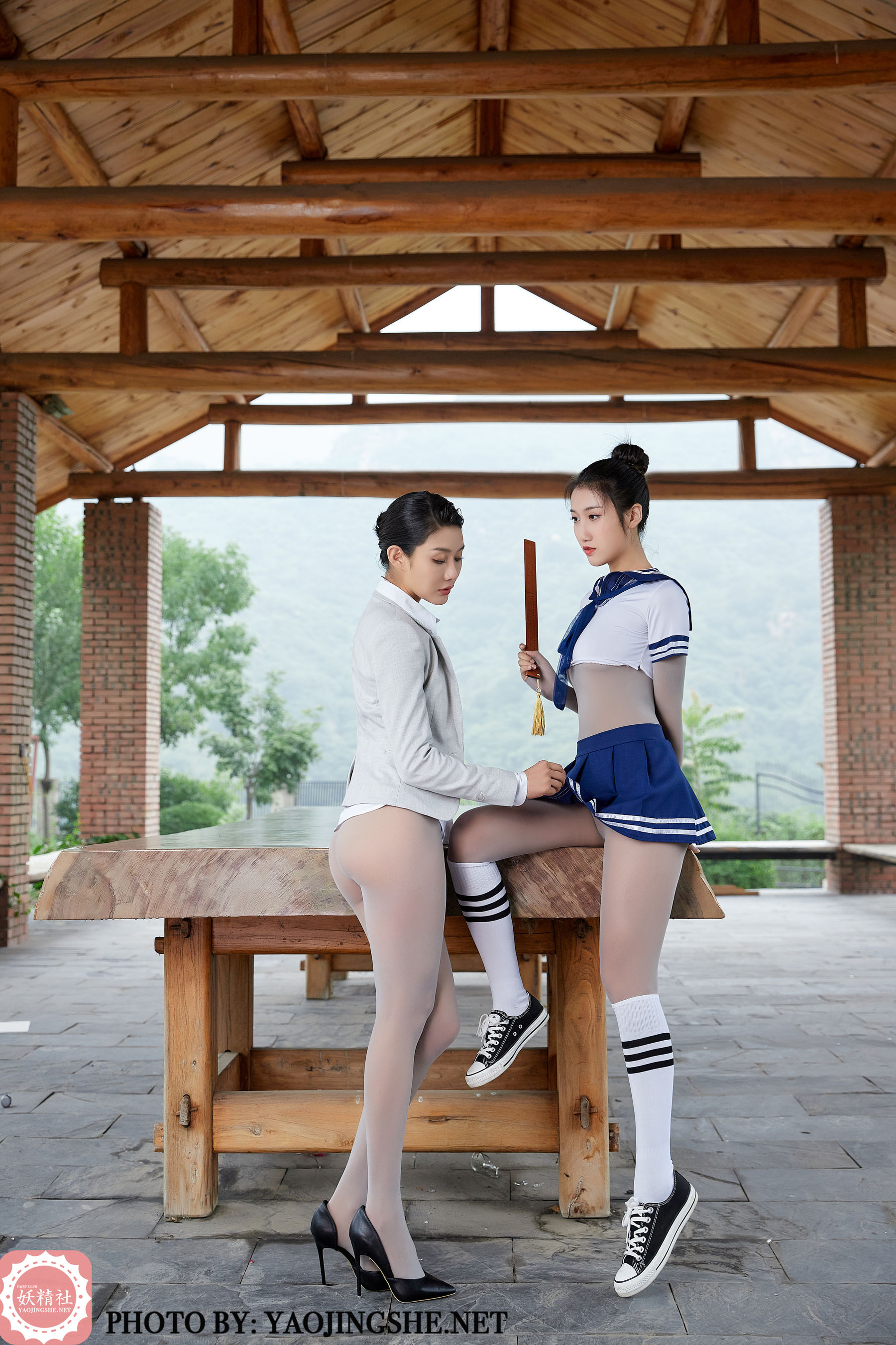 [妖精社] T2032《可可&思文-辅导作业》[54P]