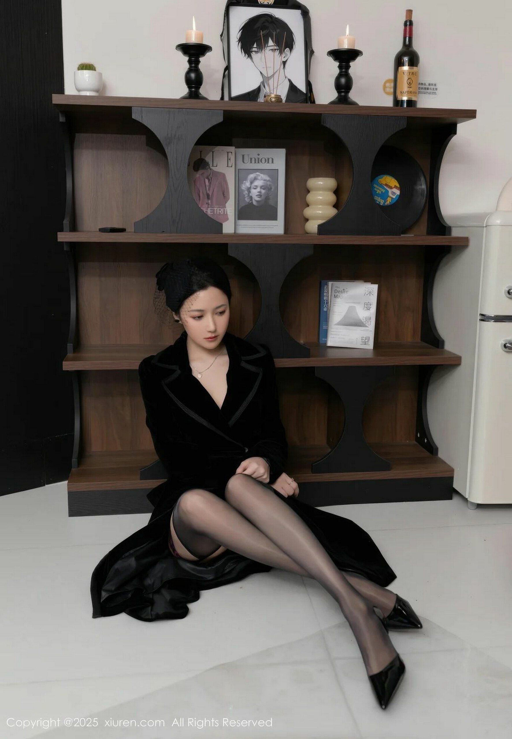 [XiuRen秀人网] 2025.07.18 No.10564 鱼子酱Fish 黑色情趣内衣 性感写真 [80+1P]