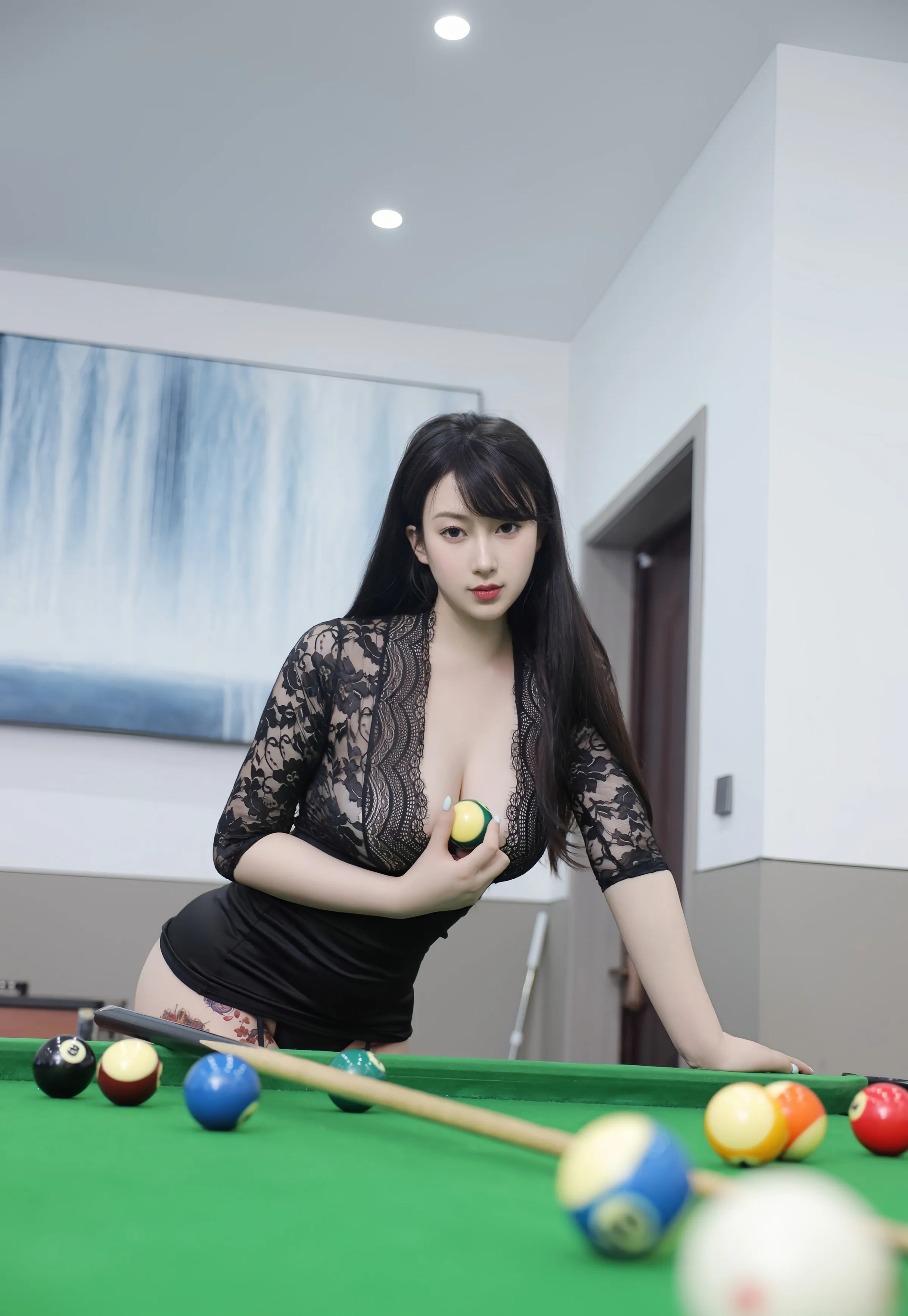 [XiuRen秀人网] 2025.07.23 No.10572 李沁恩lrene 新人首套写真 性感黑色情趣内衣 [80+1P]