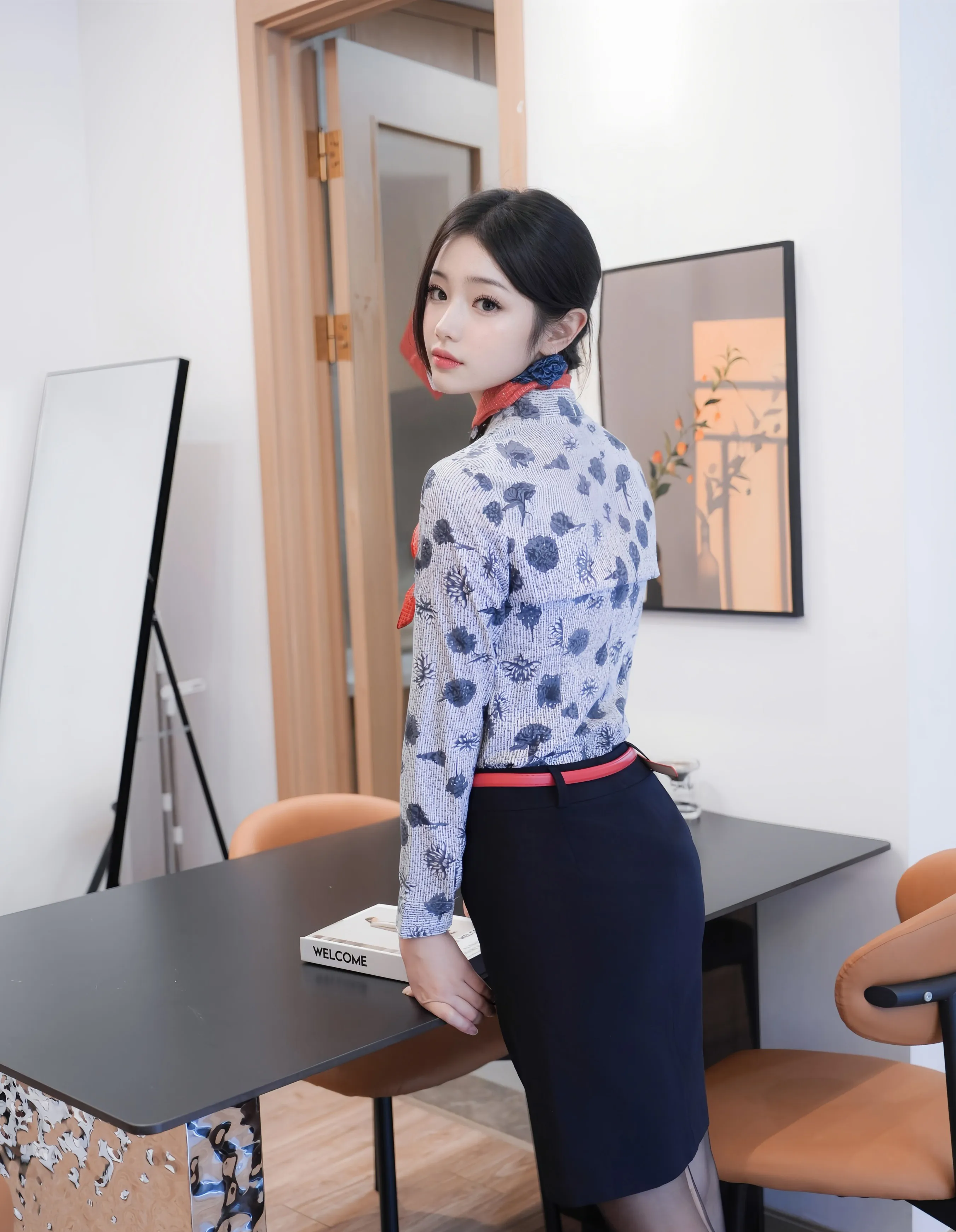 [XiuRen秀人网] 2025.07.24 No.10579 琉璃ww 空姐制服诱惑 魅惑黑丝 性感写真 [79+1P]