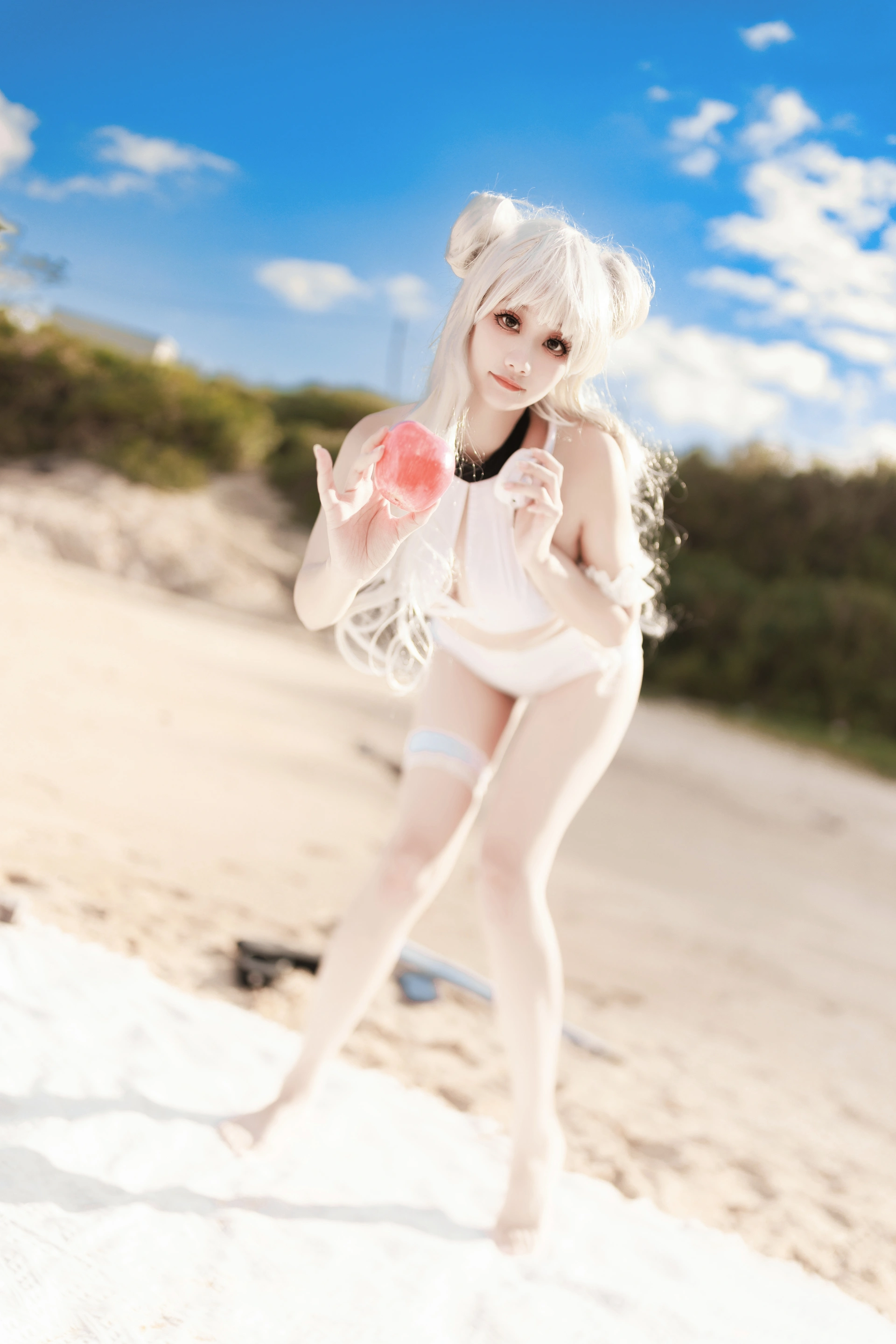 [COSPLAY]阿雪雪 – 恶毒泳装