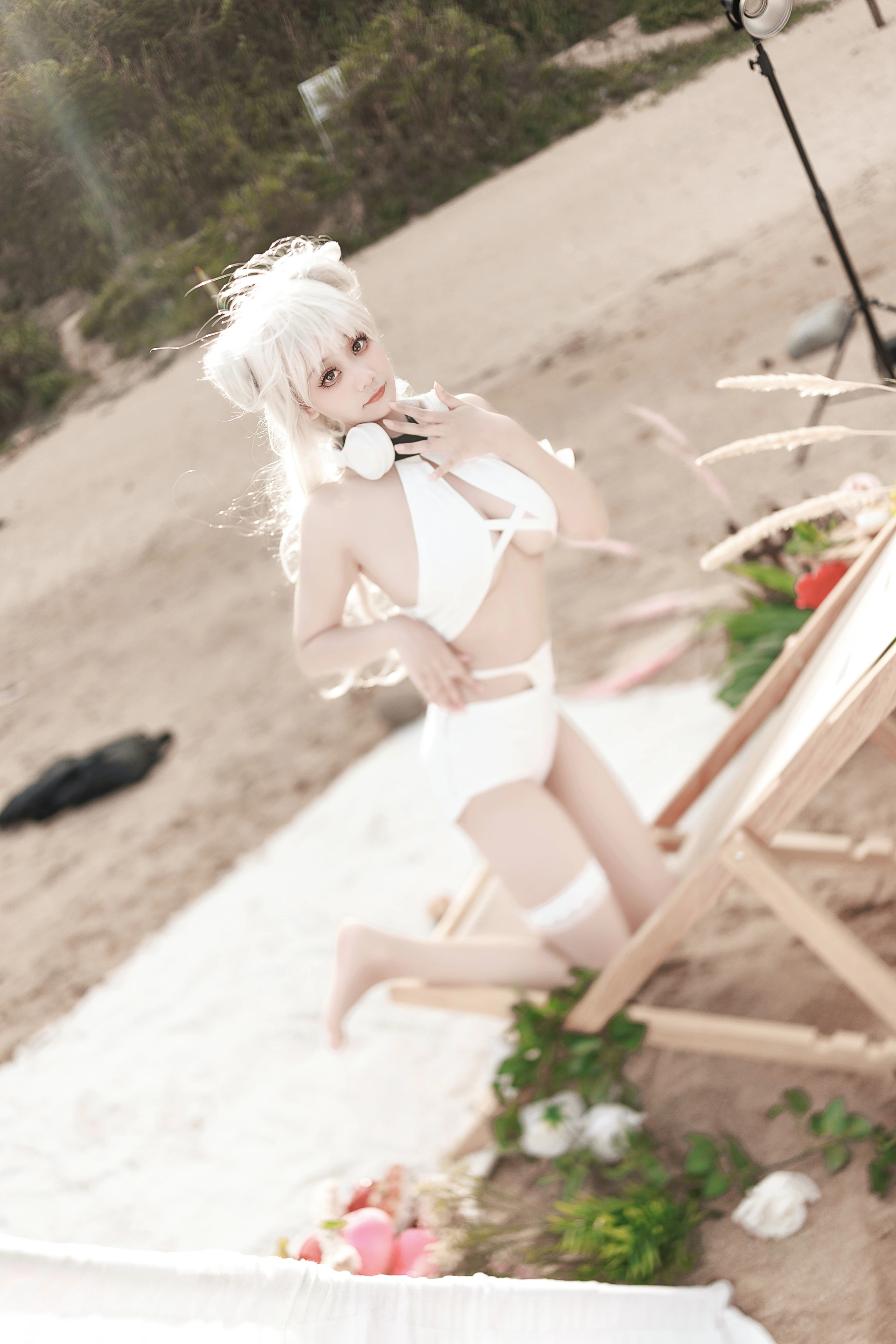 [COSPLAY]阿雪雪 – 恶毒泳装