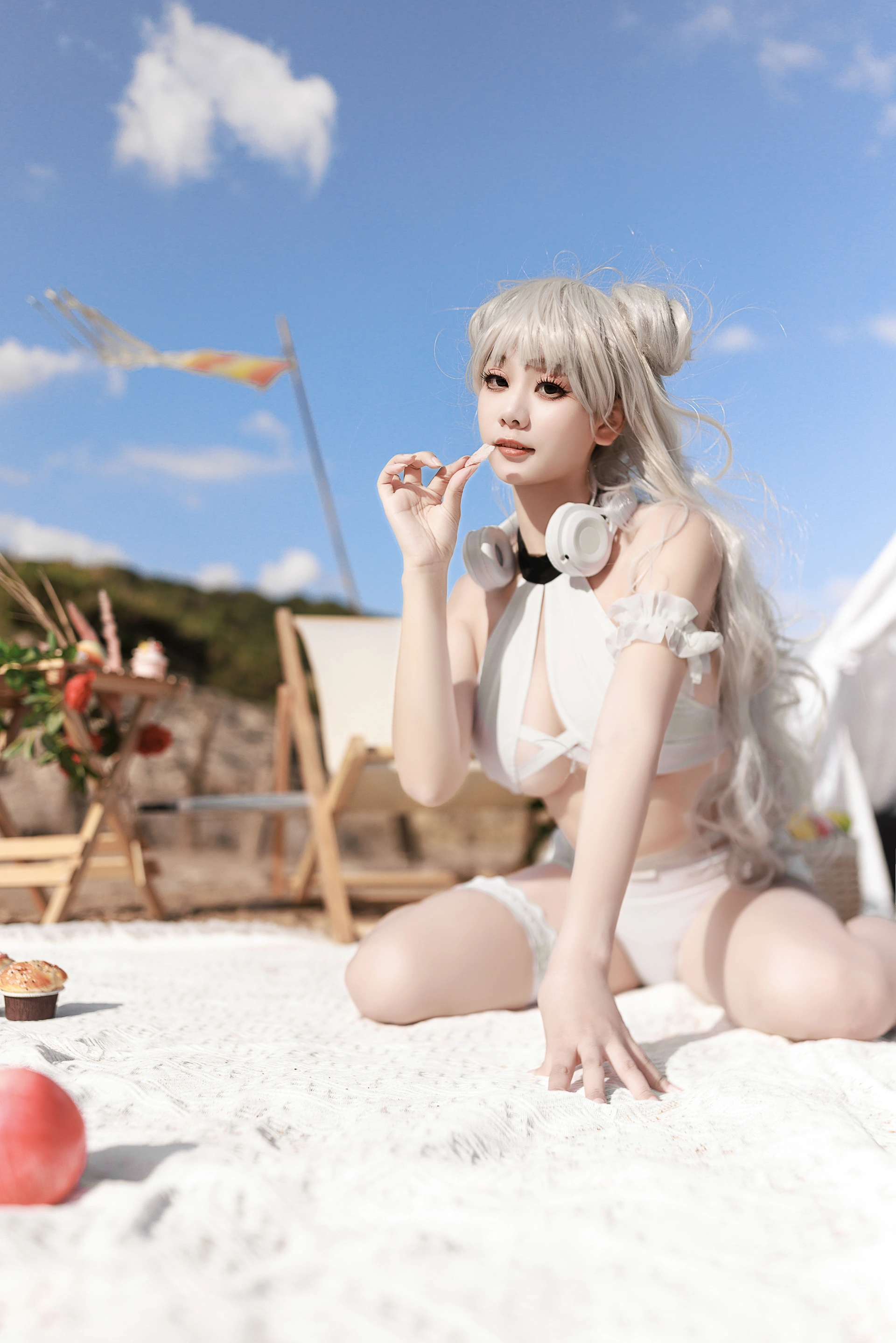 [COSPLAY]阿雪雪 – 恶毒泳装