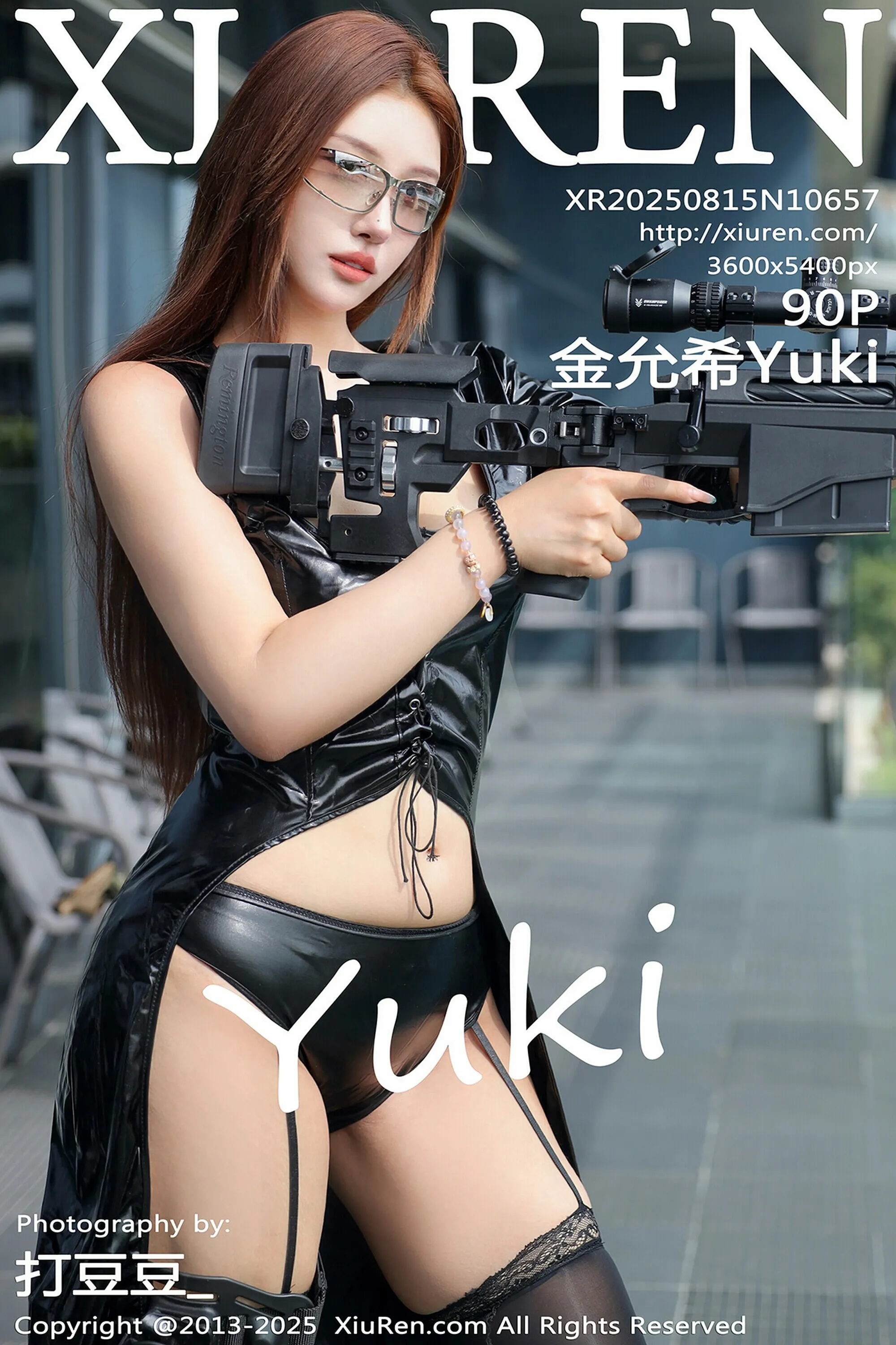 [XiuRen秀人网] 2025.08.15 No.10657 金允希Yuki 黑色皮衣 魅惑黑丝 性感写真 [90+1P]