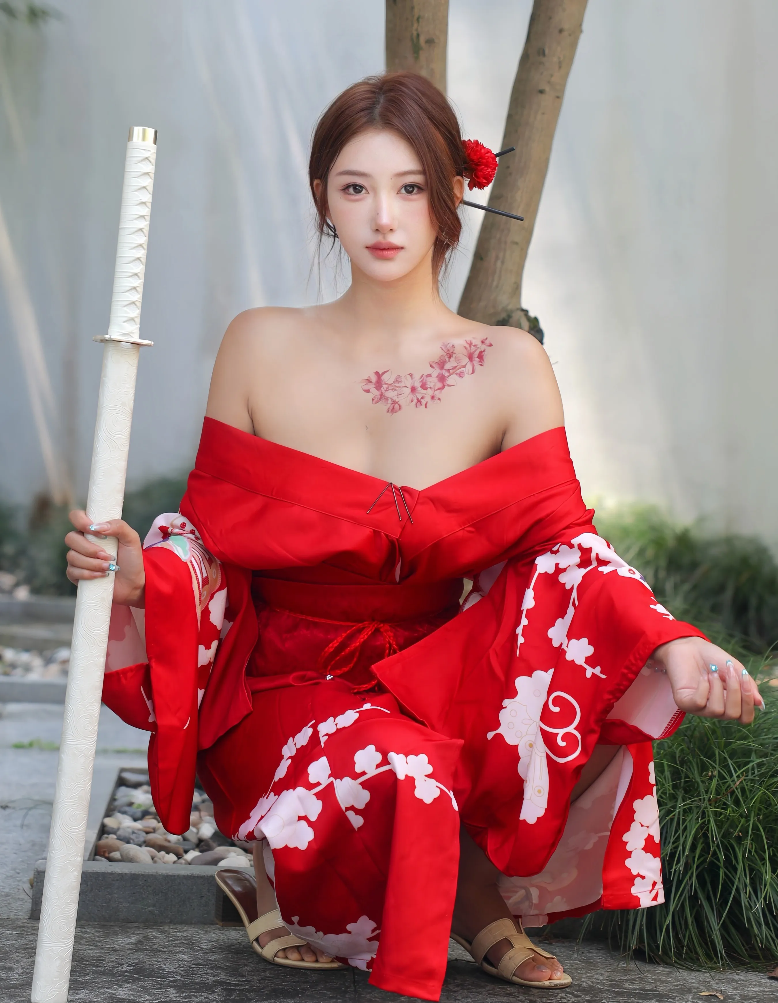 [XiuRen秀人网] 2025.08.22 No.10683 金允希Yuki 红色和服 性感写真 [80+1P]