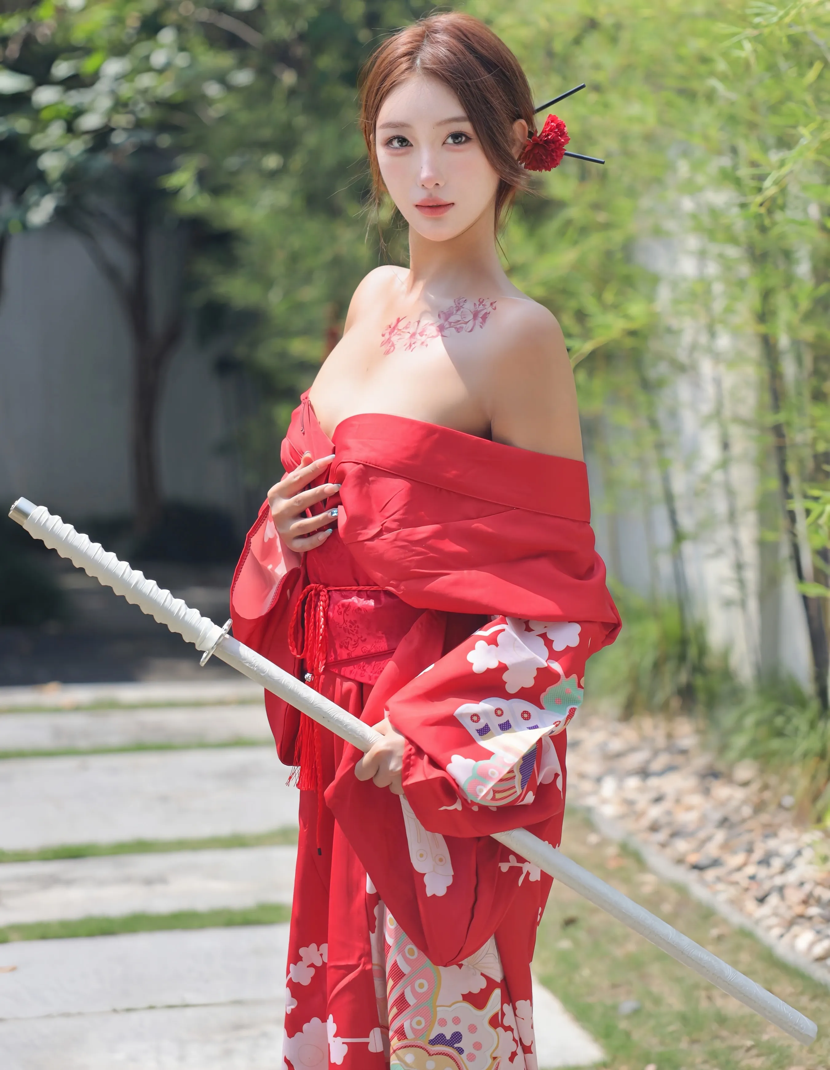 [XiuRen秀人网] 2025.08.22 No.10683 金允希Yuki 红色和服 性感写真 [80+1P]