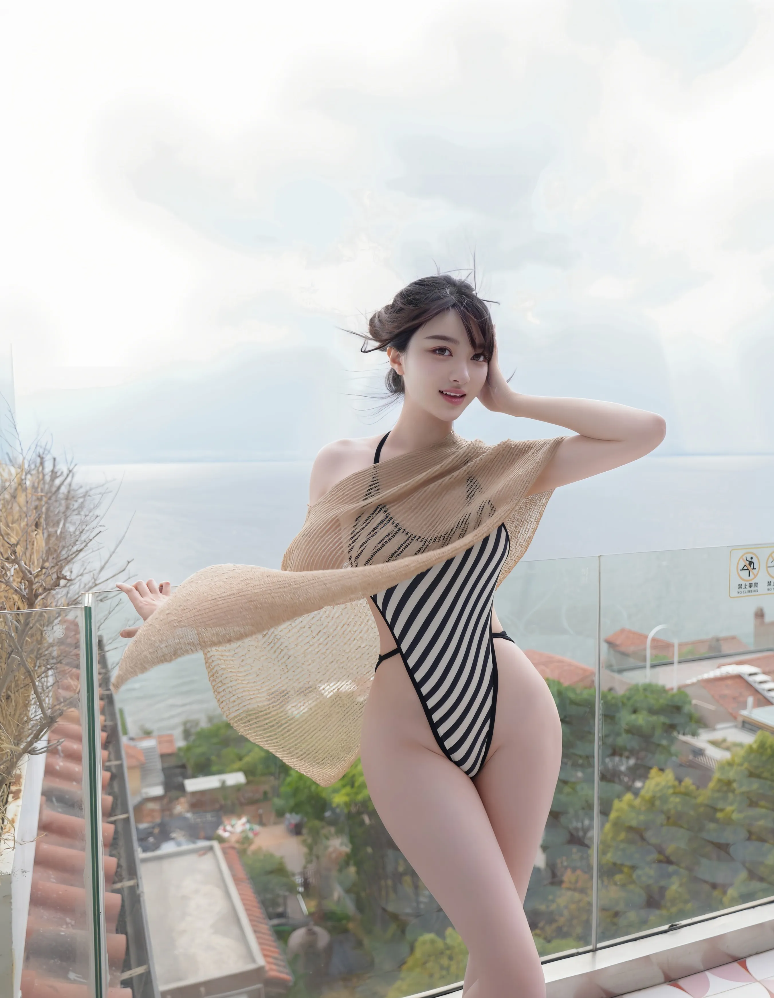 [XiuRen秀人网] 2025.08.27 No.10698 白露lulu 黑色连衣裙 黑白色比基尼 性感写真 [57+1P]
