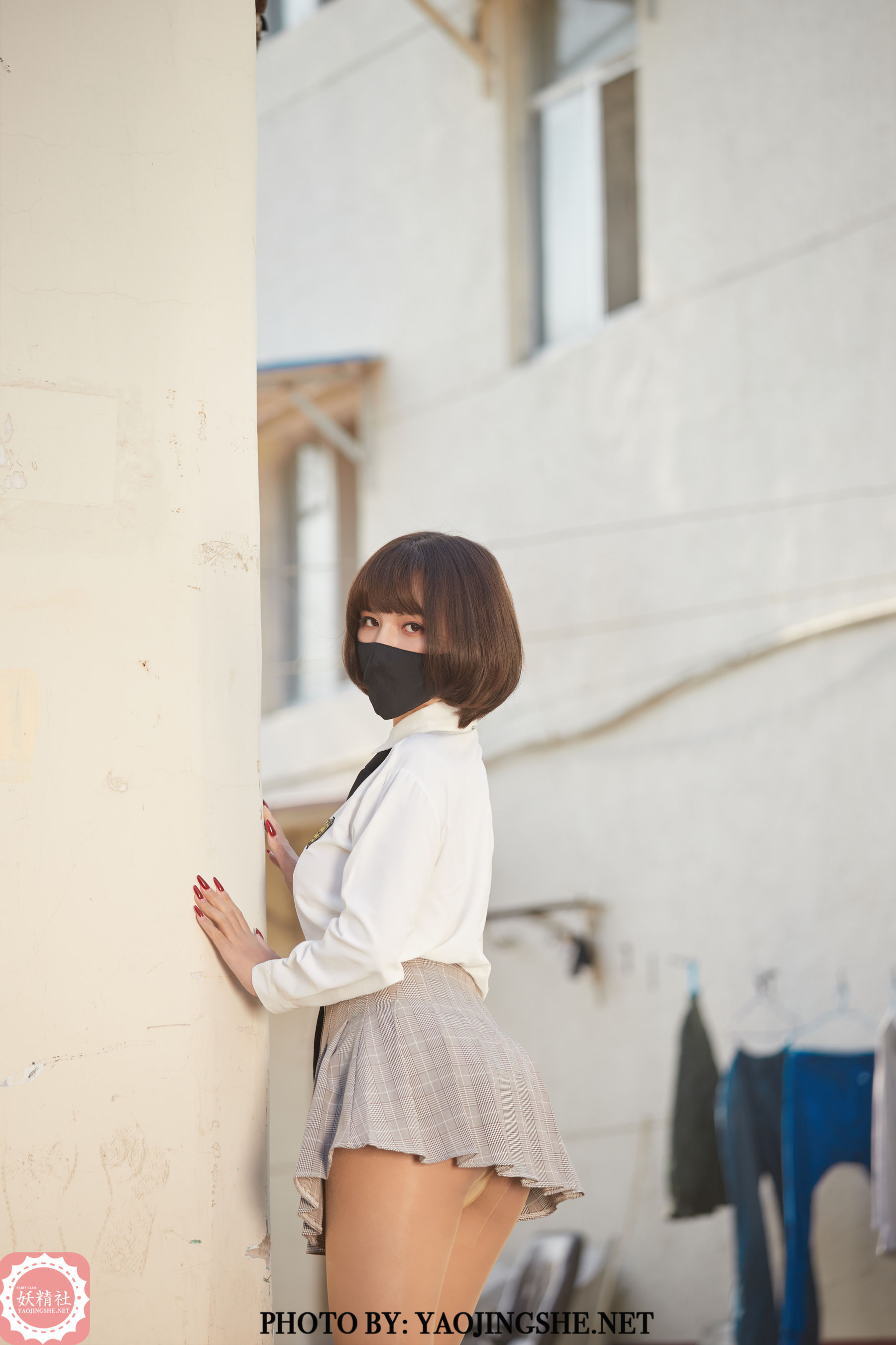[妖精社] T2123《唐飞飞-胡同里的学妹》[48P]