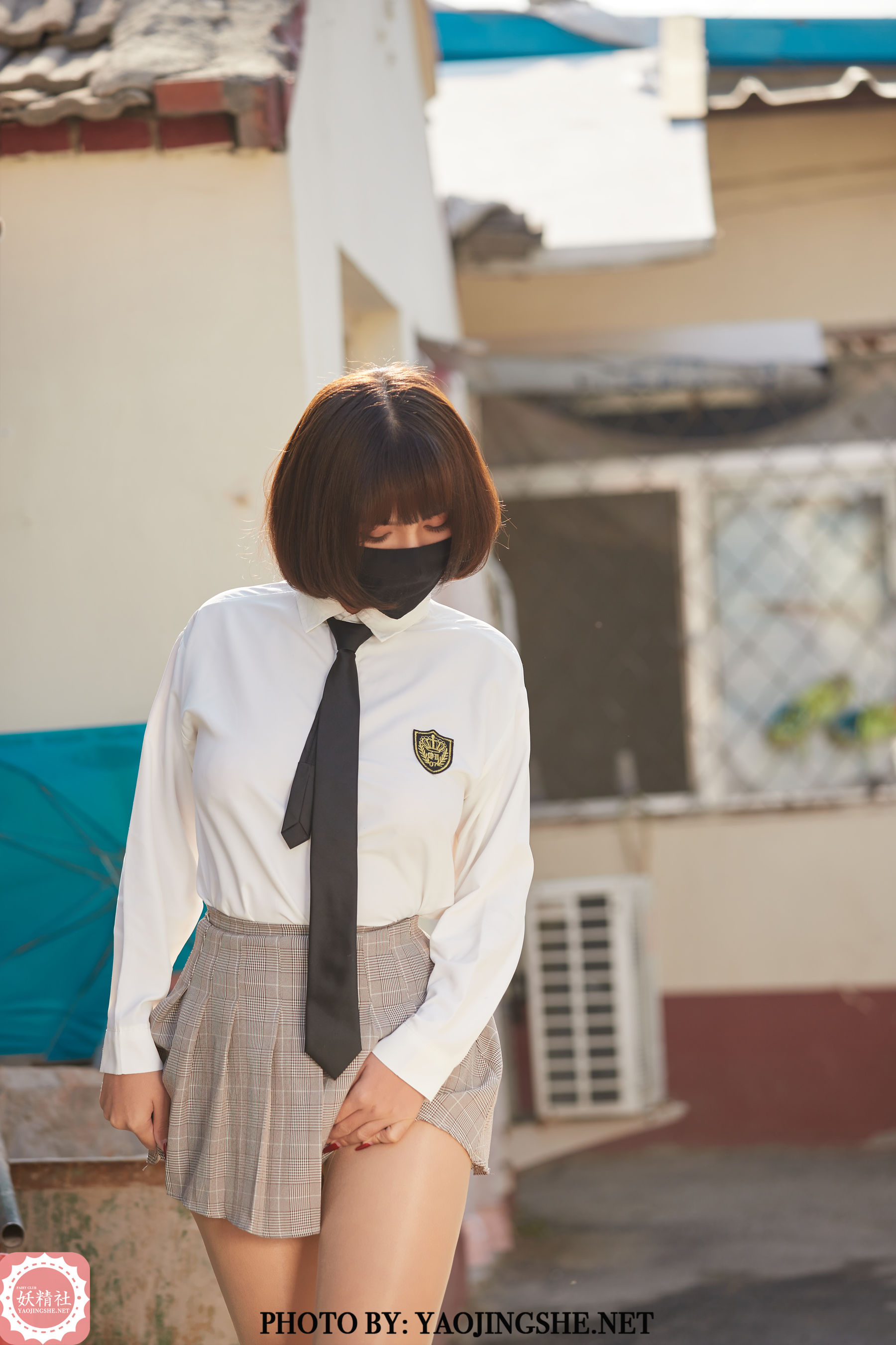 [妖精社] T2123《唐飞飞-胡同里的学妹》[48P]