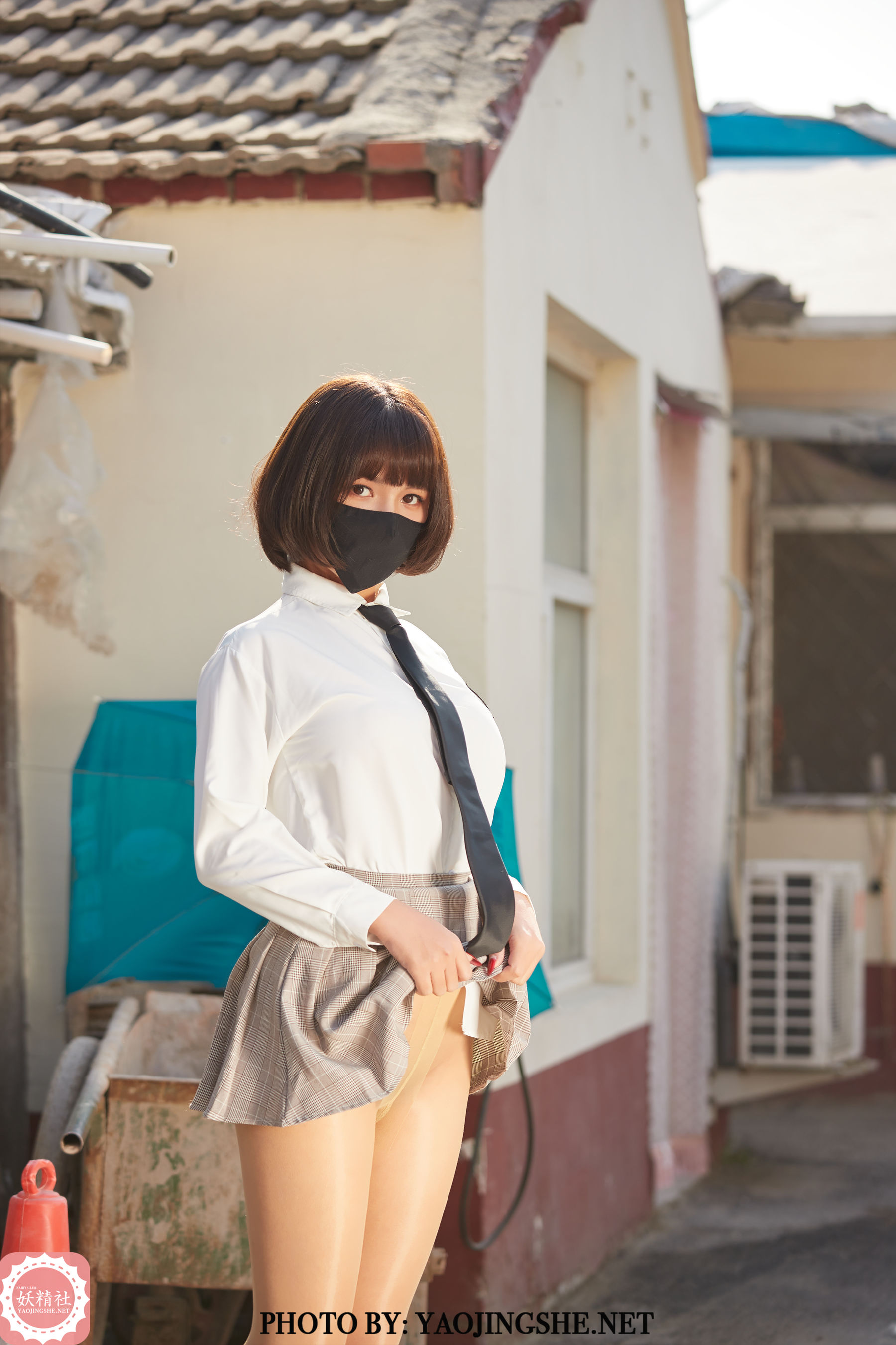 [妖精社] T2123《唐飞飞-胡同里的学妹》[48P]