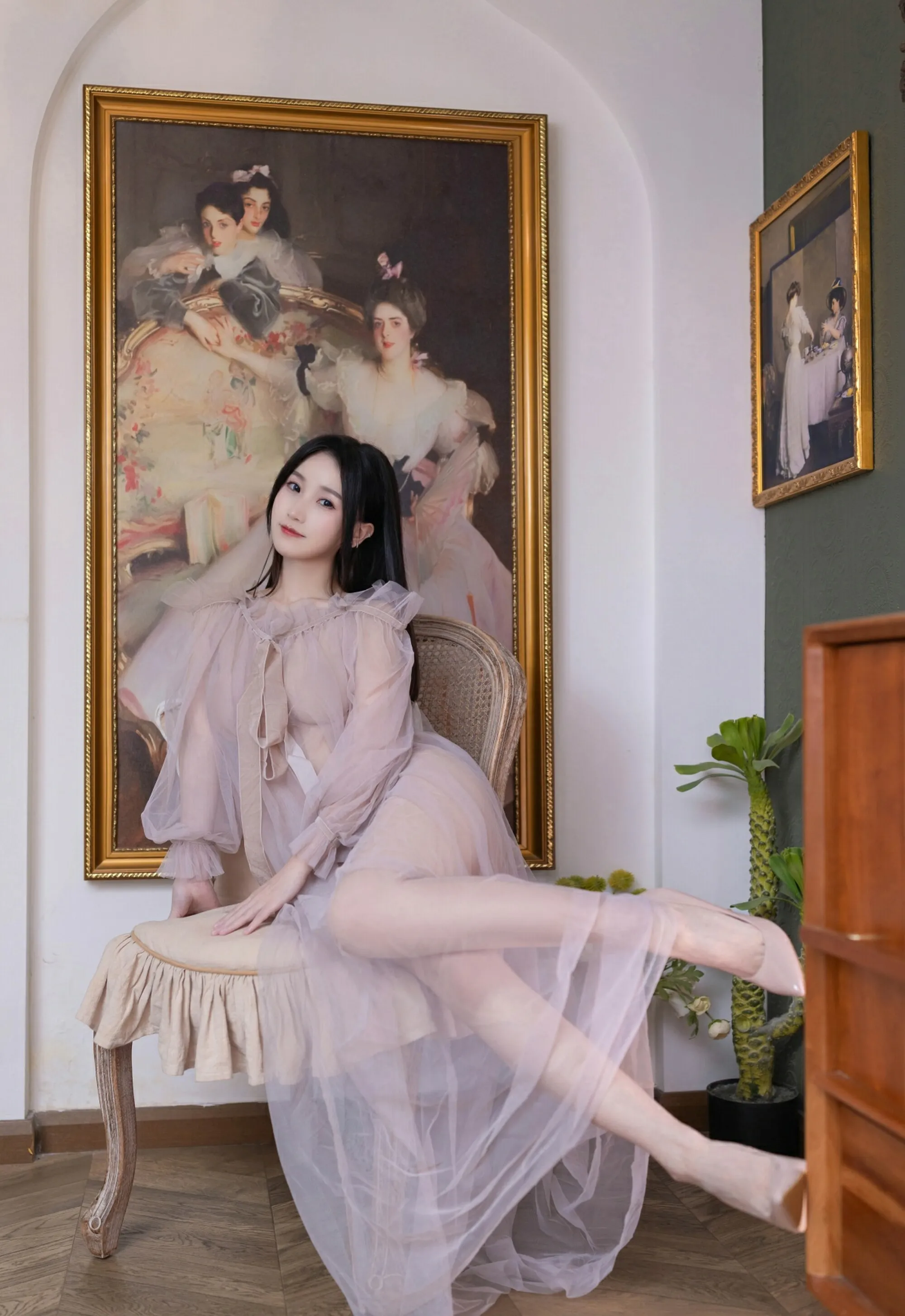 [XiuRen秀人网] 2025.09.10 No.10752 杏子Yada 紫色内衣 轻透粉纱 性感写真 [68+1P]