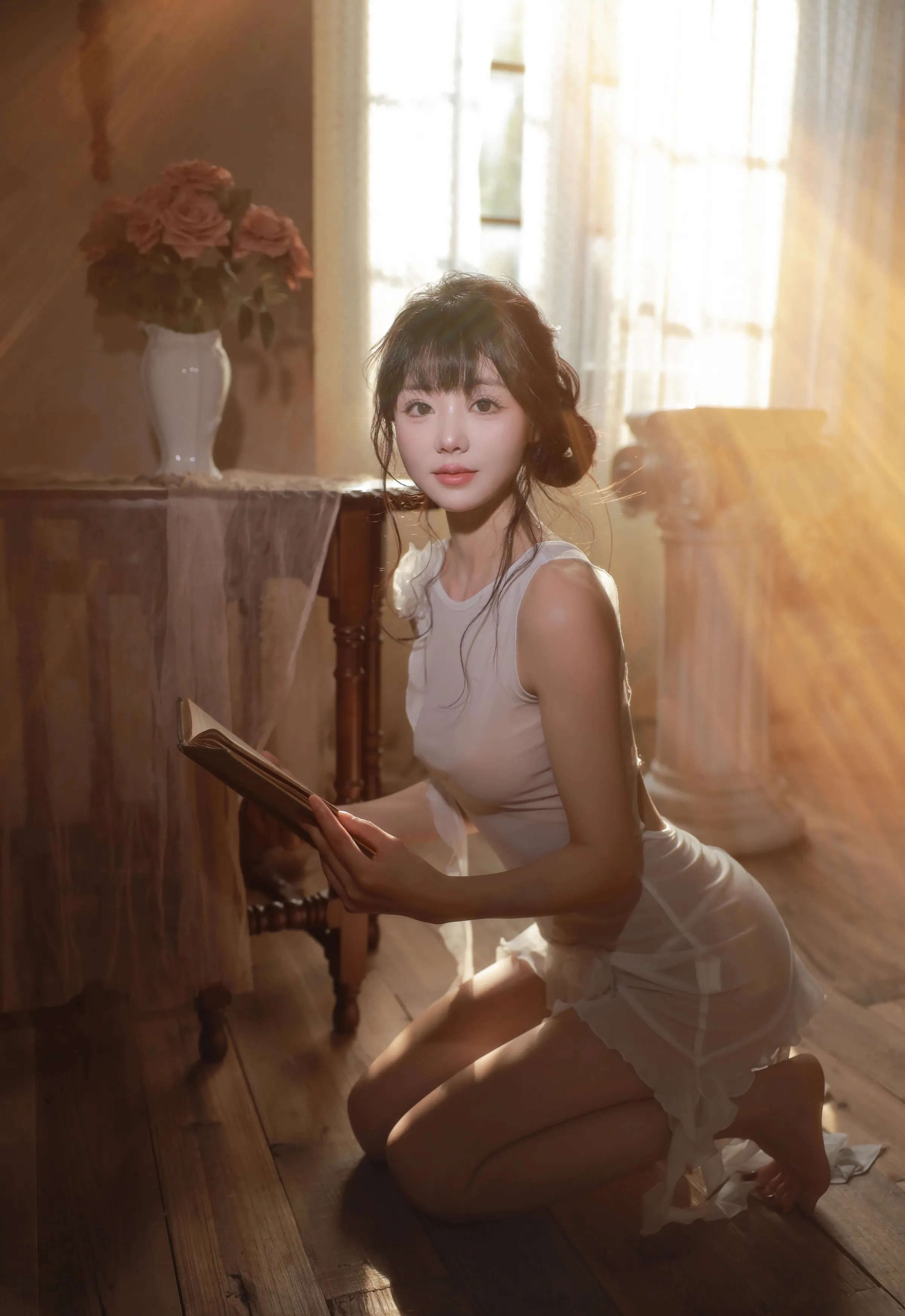 [XiuRen秀人网] 2025.09.24 No.10799 佘贝拉Bella  性感白色情趣内衣 杭州-大连旅拍写真 [73+1P]