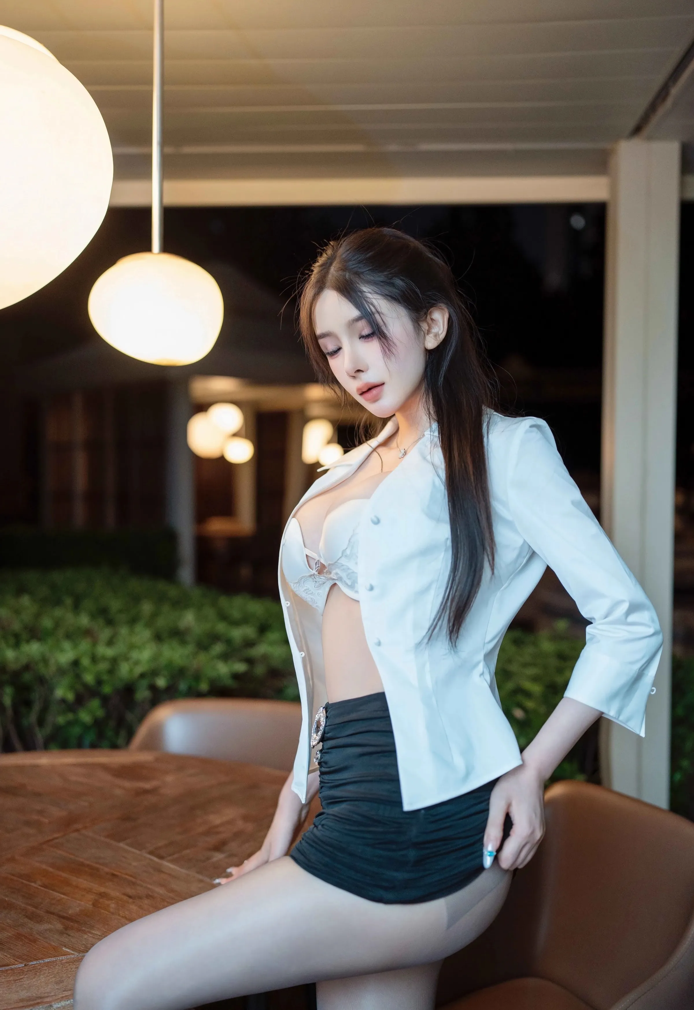 [XINGYAN星颜社] 2025.09.26 VOL.406 李丽莎 白色衬衫 魅惑黑丝 性感写真 [66+1P]