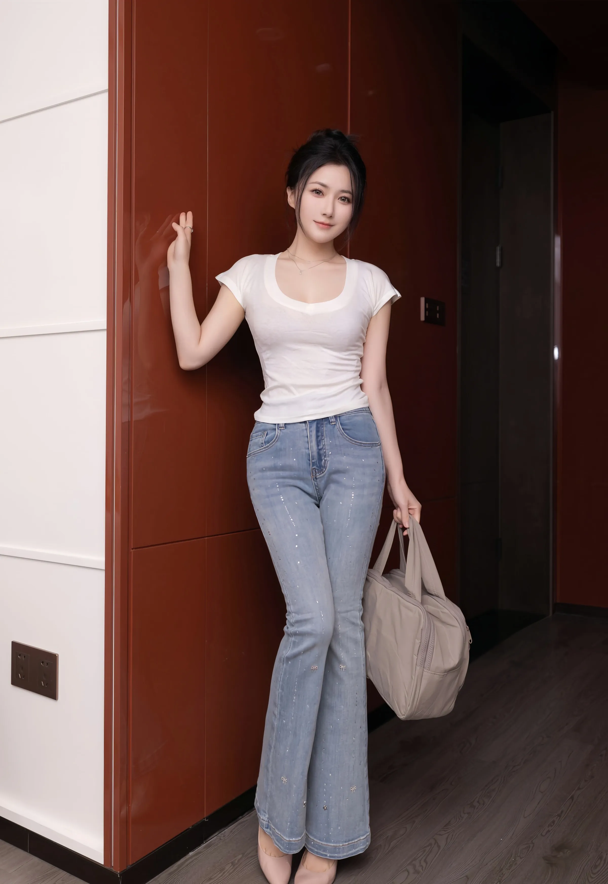 [XiuRen秀人网] 2025.10.11 No.10858 鱼子酱Fish 暖灰色蕾丝服饰 性感写真 [76+1P]