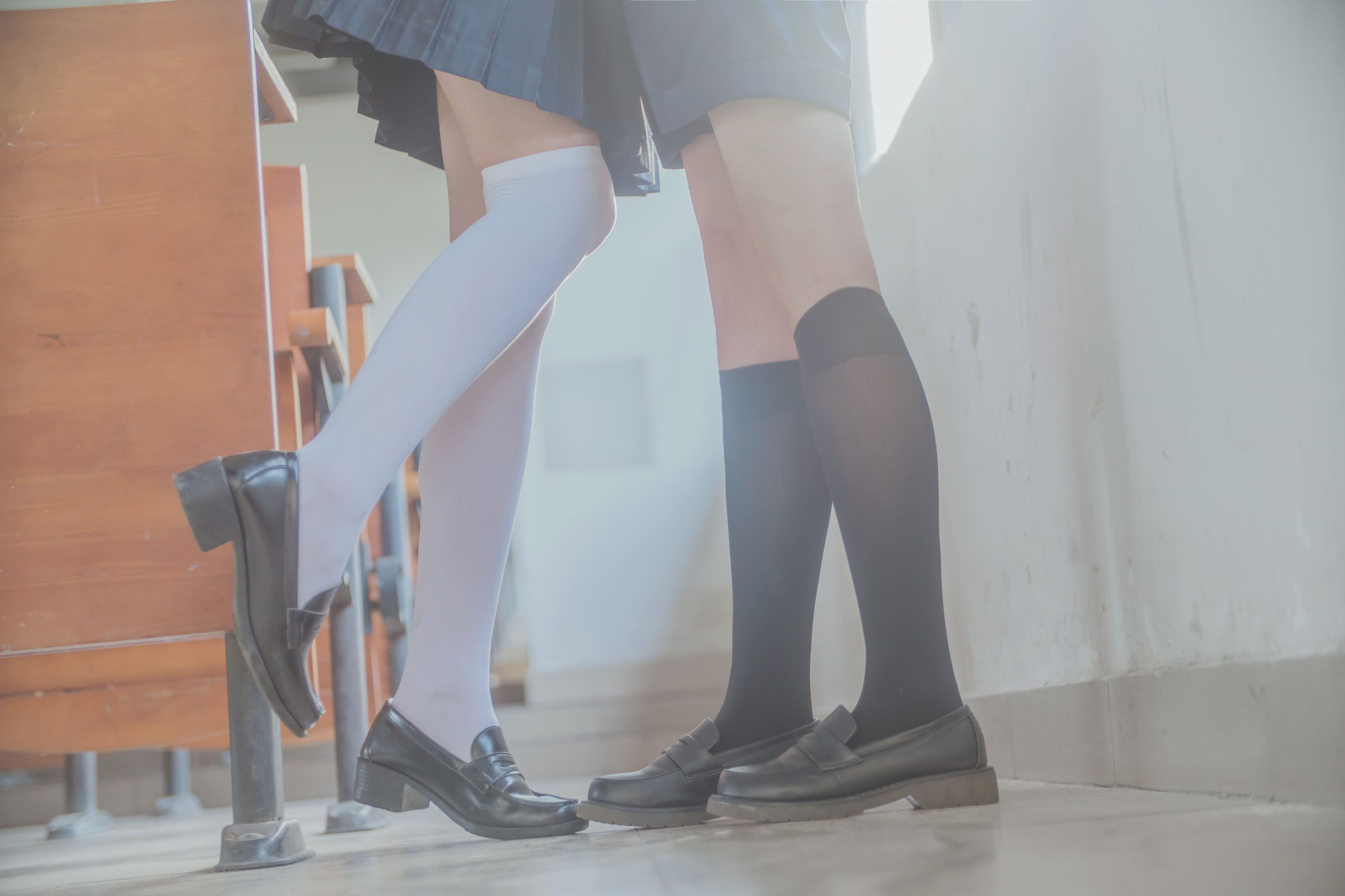 [COSPLAY] 桜桃喵 疯猫ss – JK百合