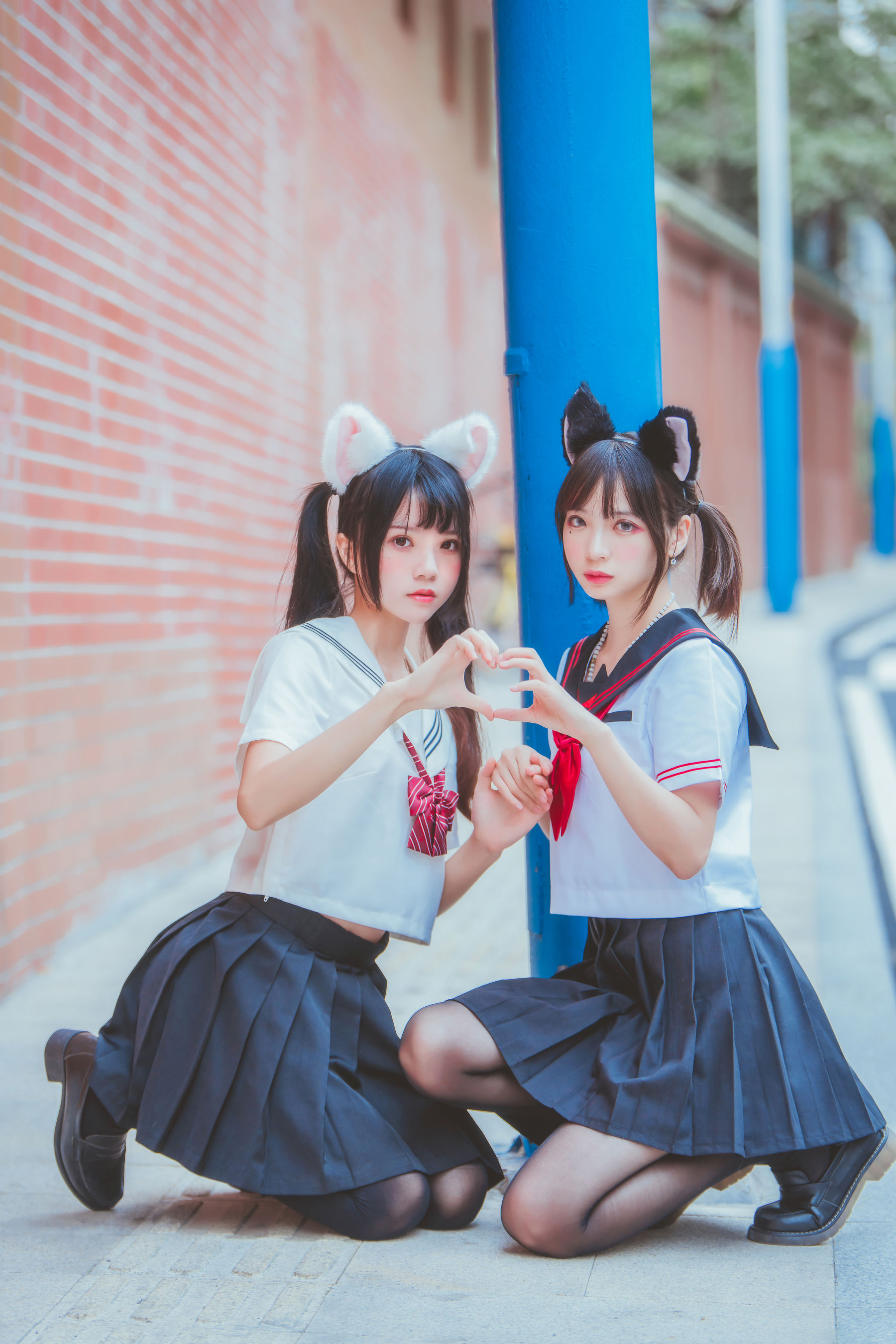 [COSPLAY] 桜桃喵 疯猫ss – JK百合2