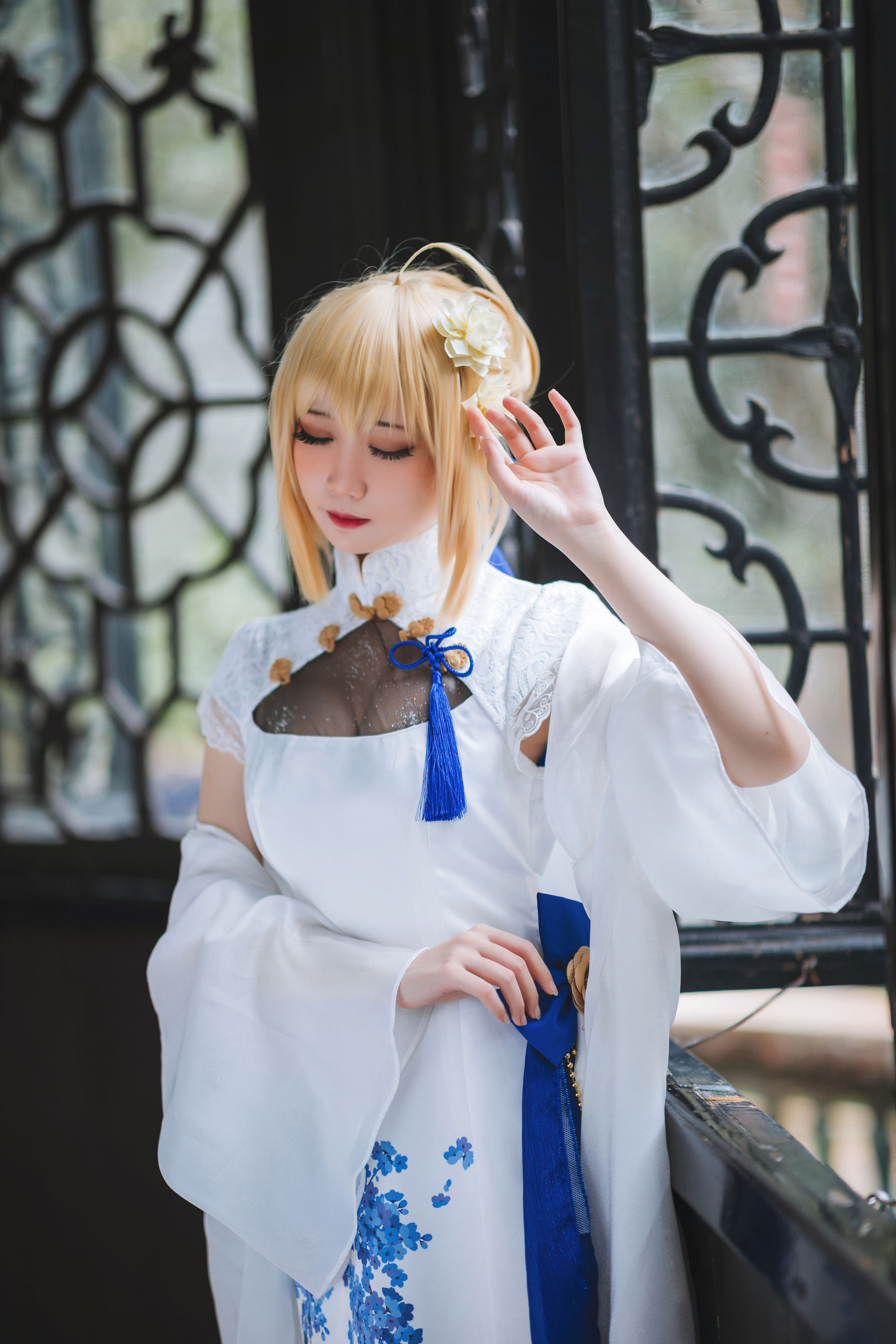 [COSPLAY] 焖焖碳 – saber旗袍