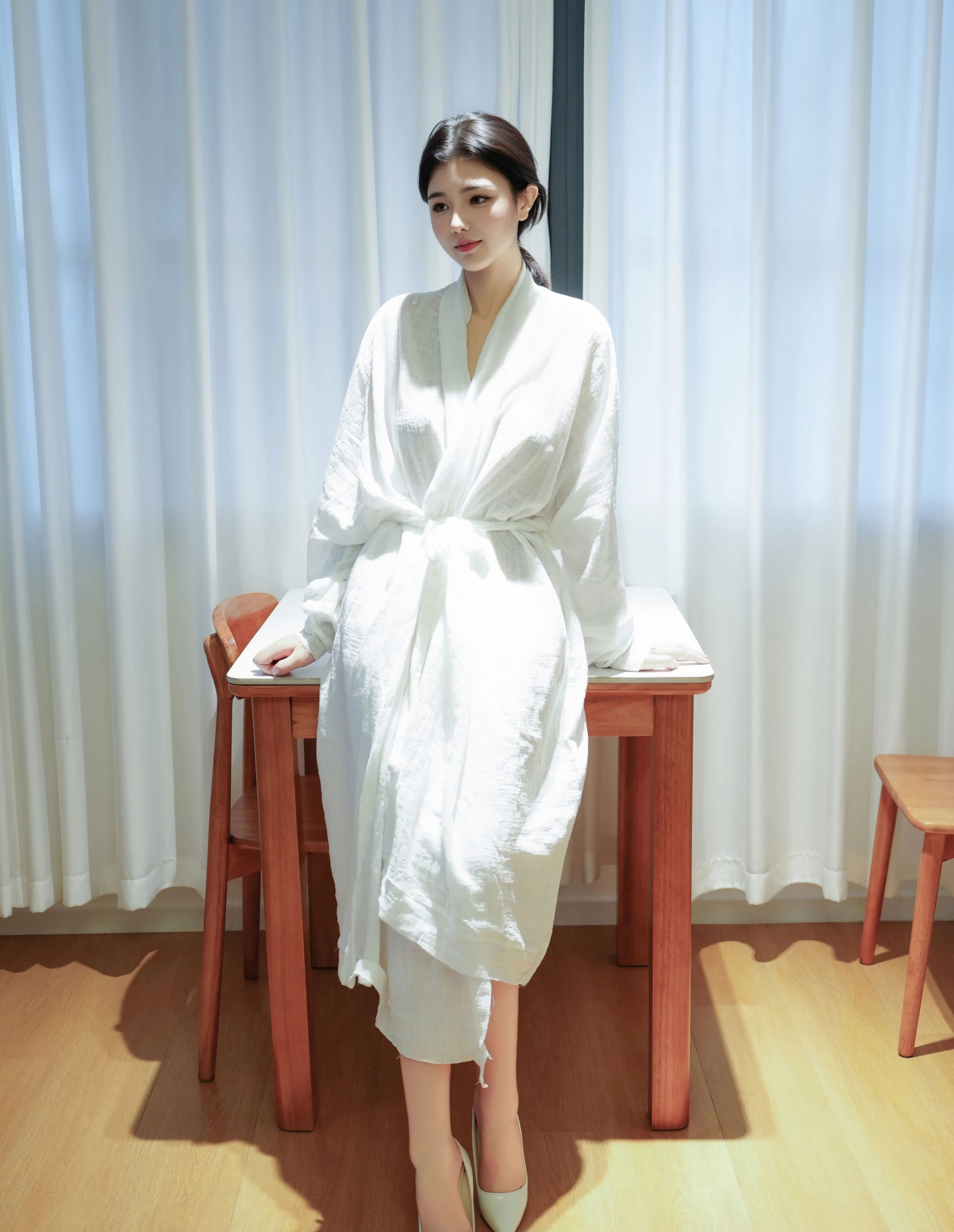 [XiuRen秀人网] 2025.10.29 No.10920 林悦溪儿 白色浴袍 性感写真 [53+1P]