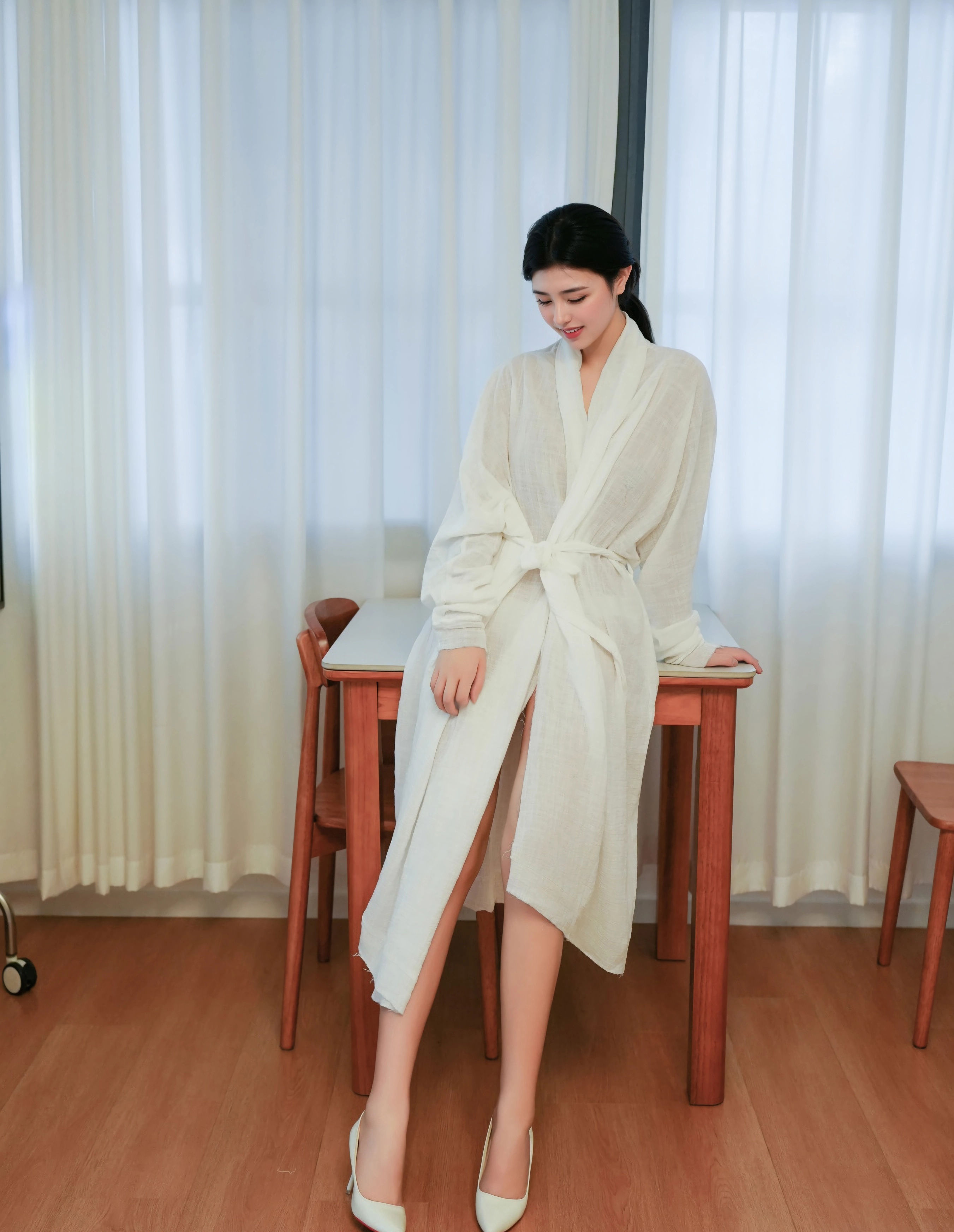 [XiuRen秀人网] 2025.10.29 No.10920 林悦溪儿 白色浴袍 性感写真 [53+1P]