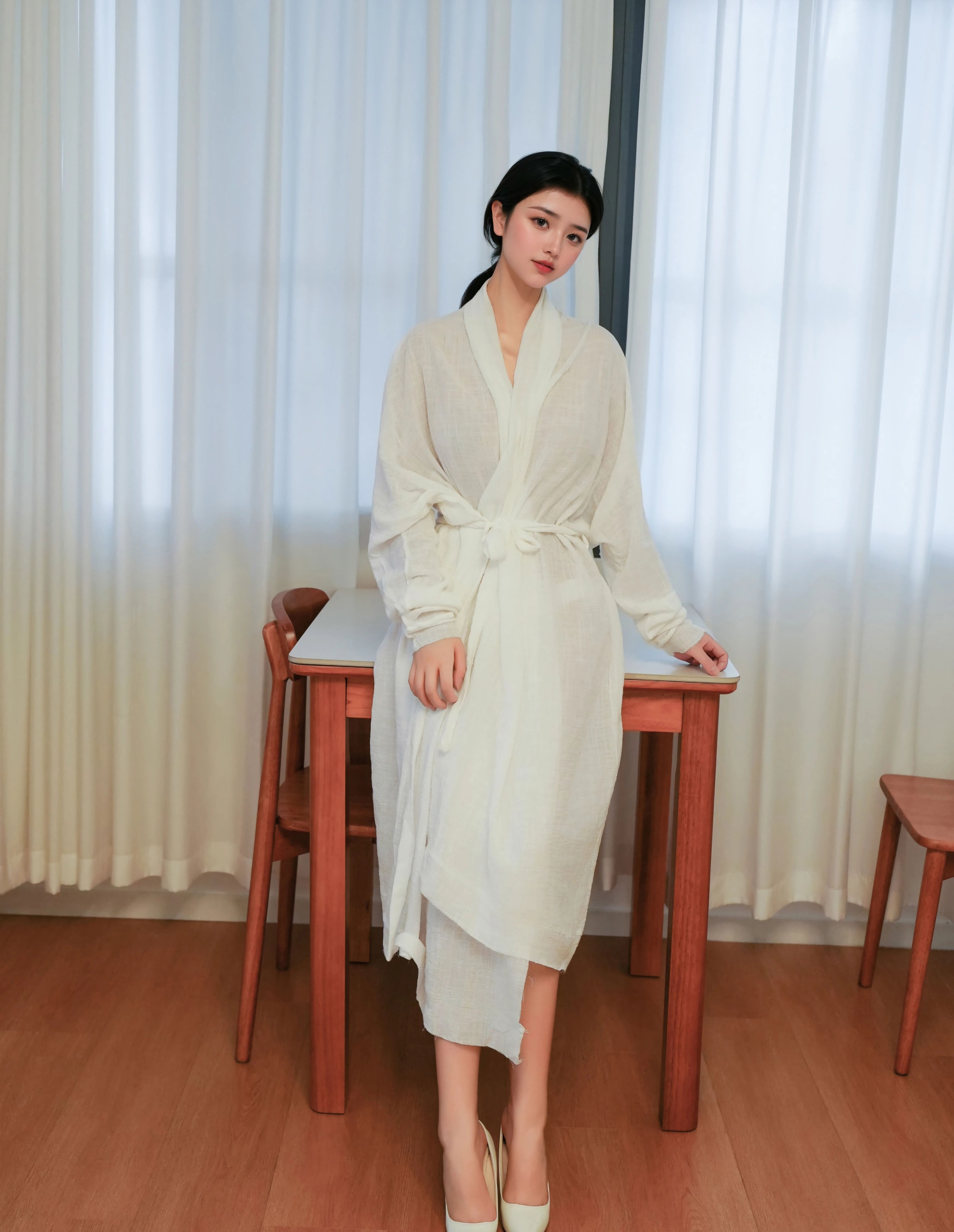 [XiuRen秀人网] 2025.10.29 No.10920 林悦溪儿 白色浴袍 性感写真 [53+1P]