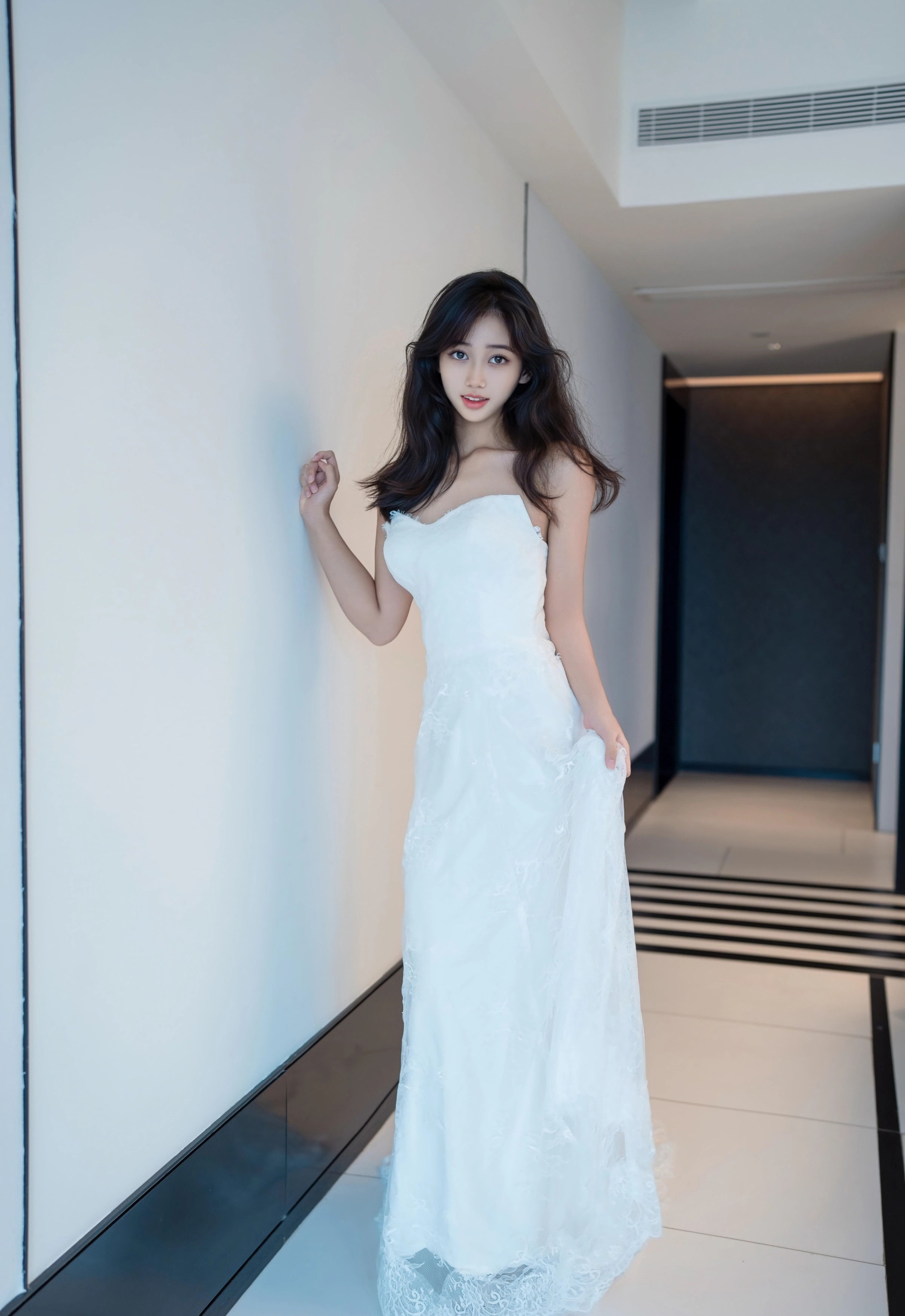 [XINGYAN星颜社] 2025.10.31 VOL.419 时安安 白色连衣裙 诱人白色丝袜 性感写真 [75+1P]