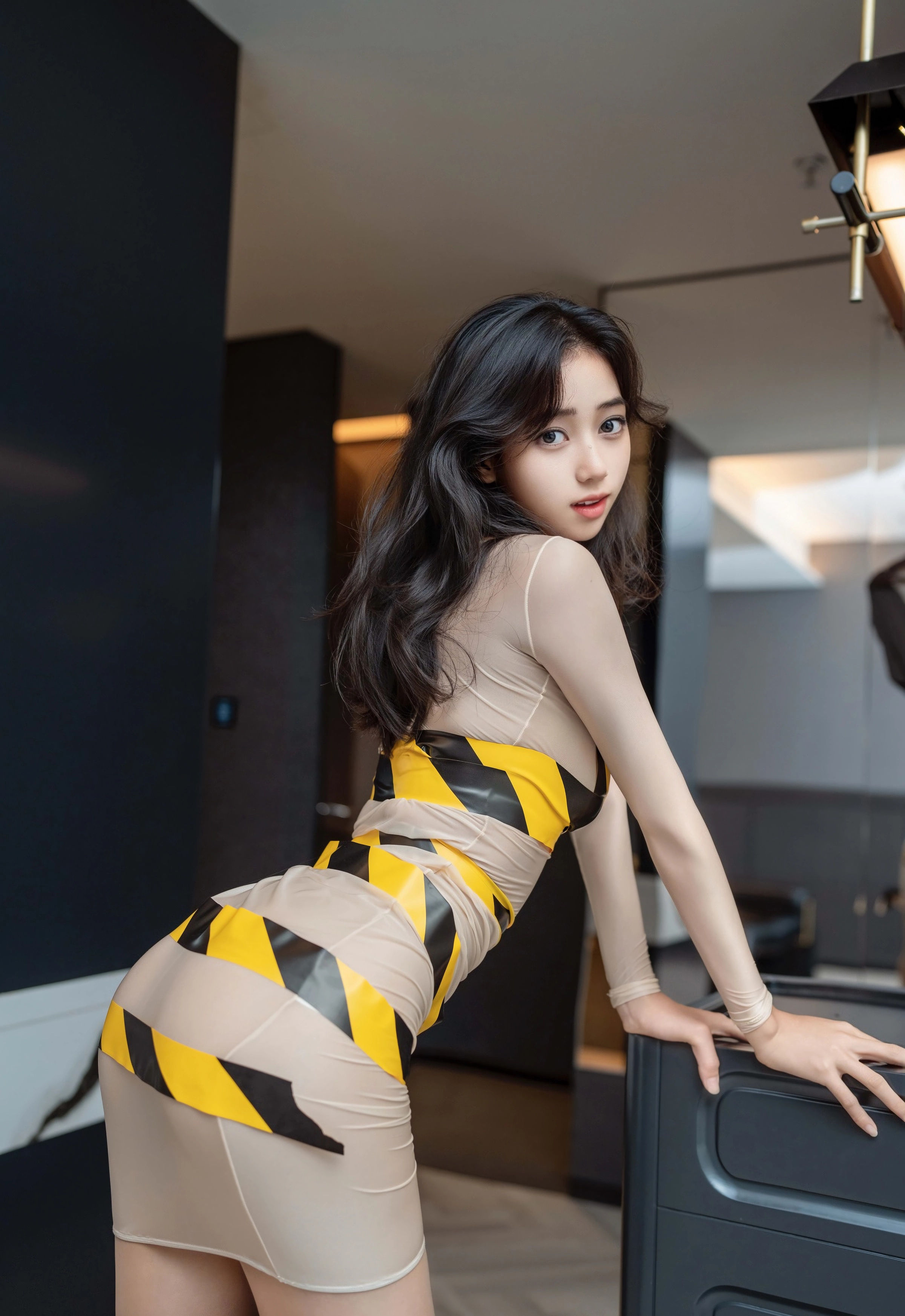 [XINGYAN星颜社] 2025.11.05 VOL.421 时安安 肉色连衣短裙 性感写真 [71+1P]