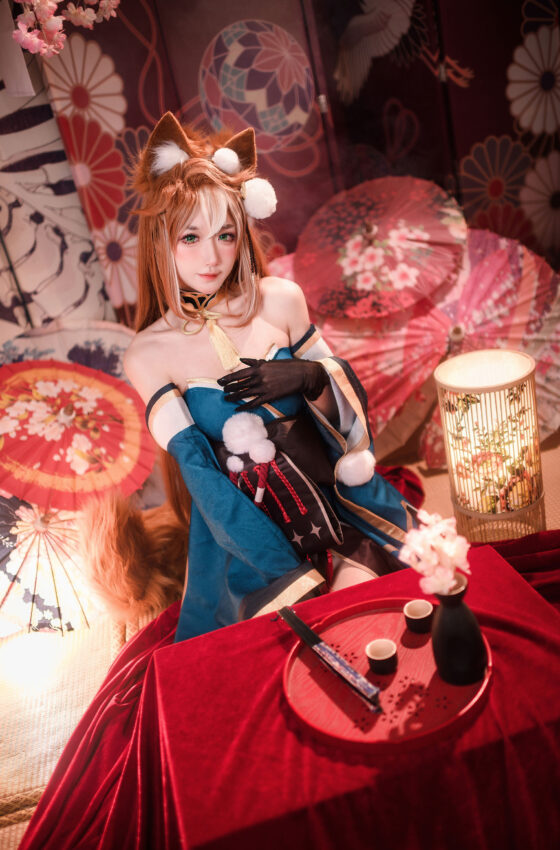 [COSPLAY]阿包也是兔娘 – 原神 希娜小姐