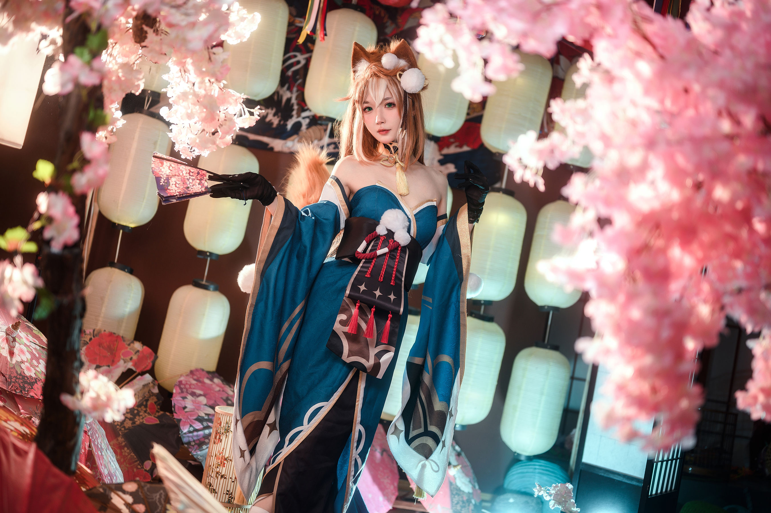 [COSPLAY]阿包也是兔娘 – 原神 希娜小姐