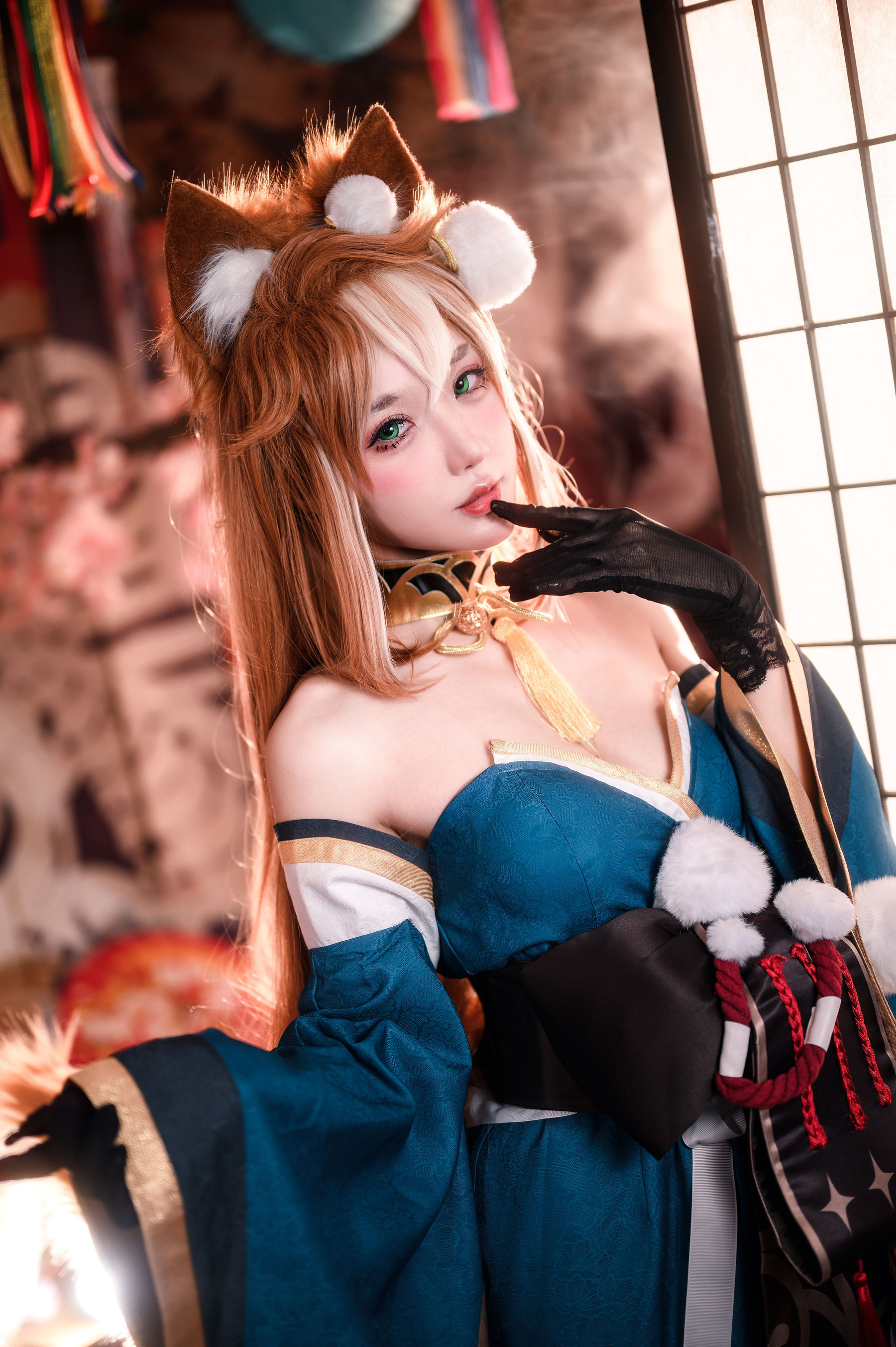 [COSPLAY]阿包也是兔娘 – 原神 希娜小姐