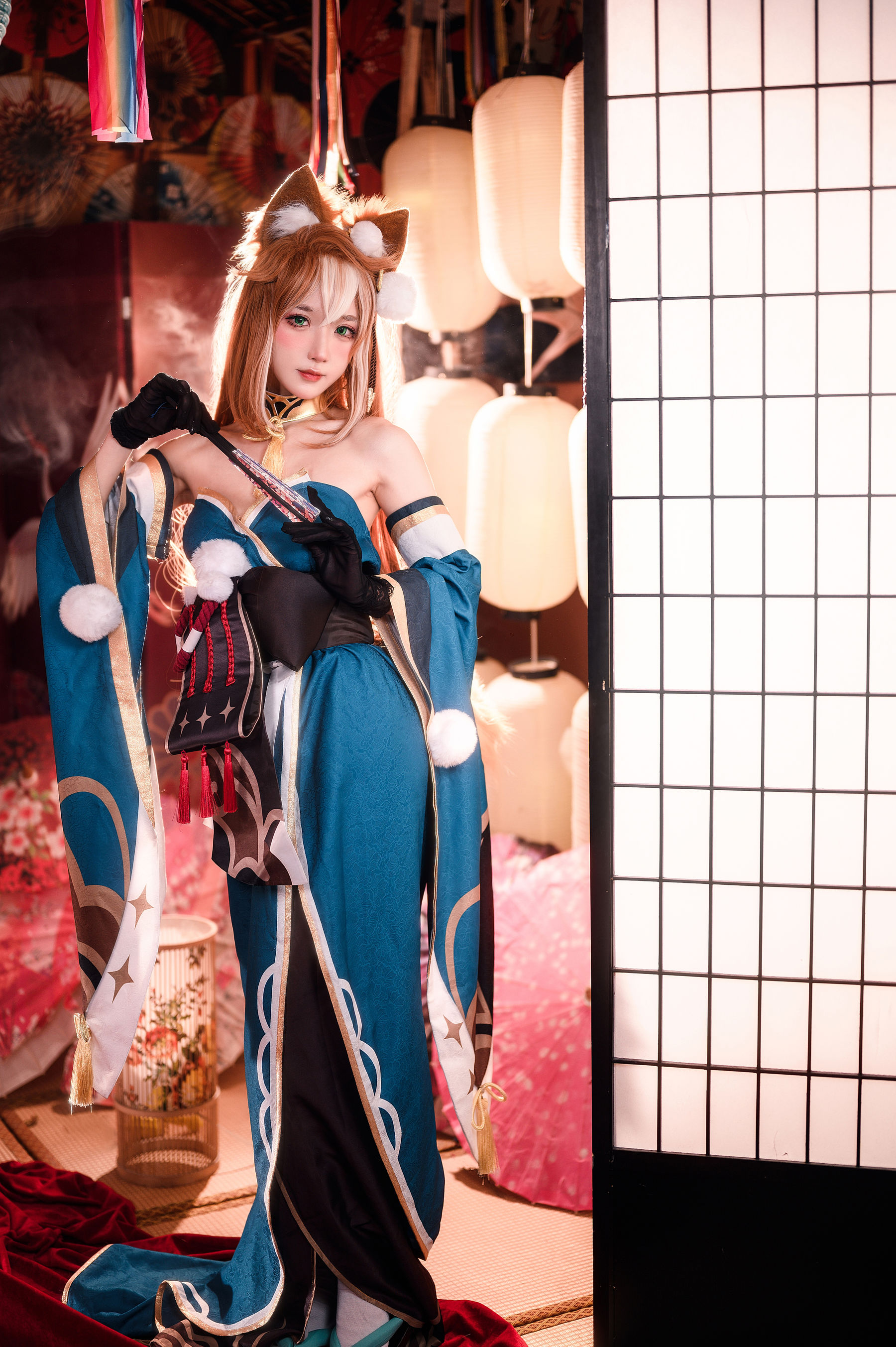 [COSPLAY]阿包也是兔娘 – 原神 希娜小姐