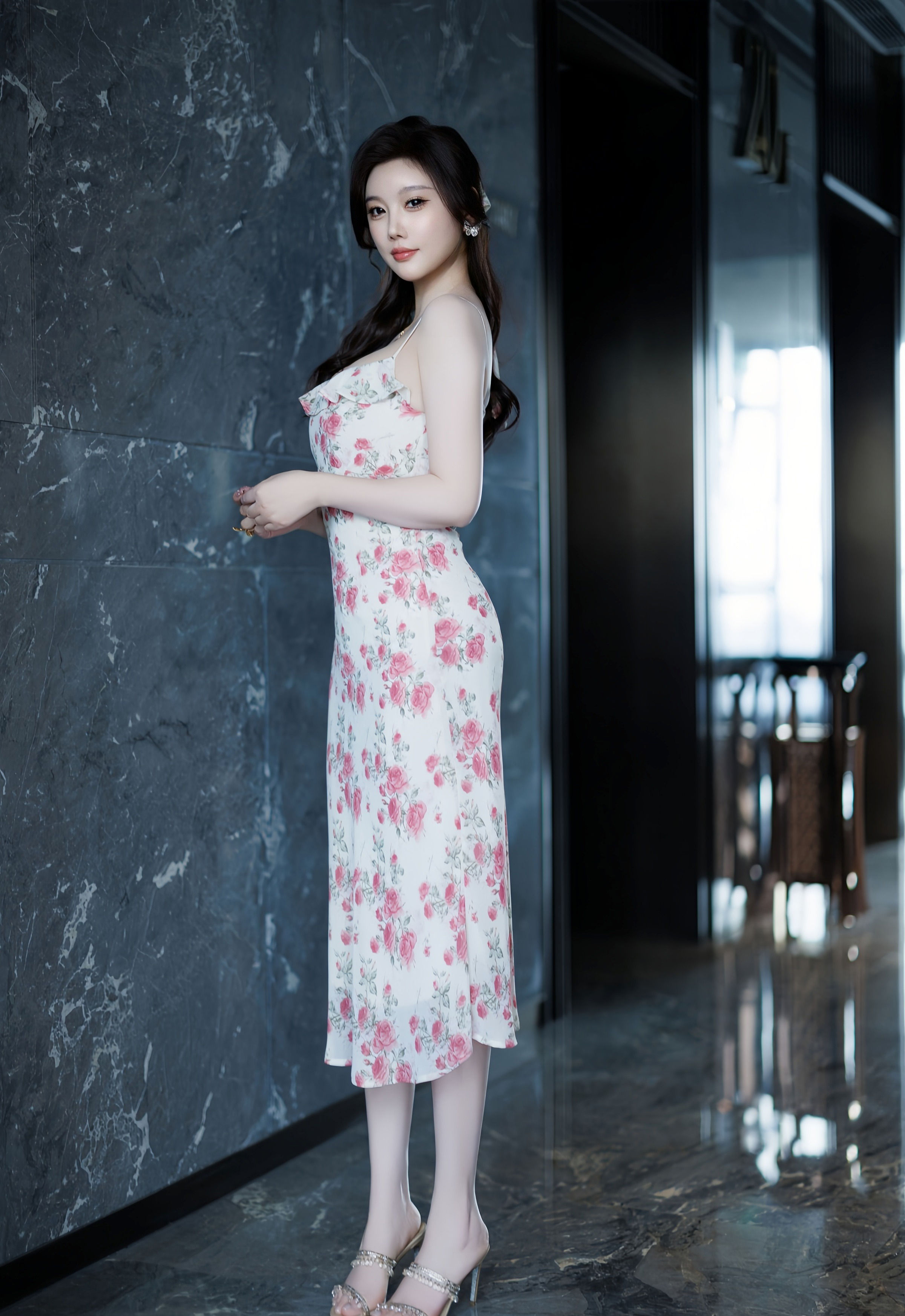 [XiuRen秀人网] 2025.11.12 No.10977 杨晨晨CHENCHEN 性感白色情趣内衣 西安旅拍写真 [92+1P]