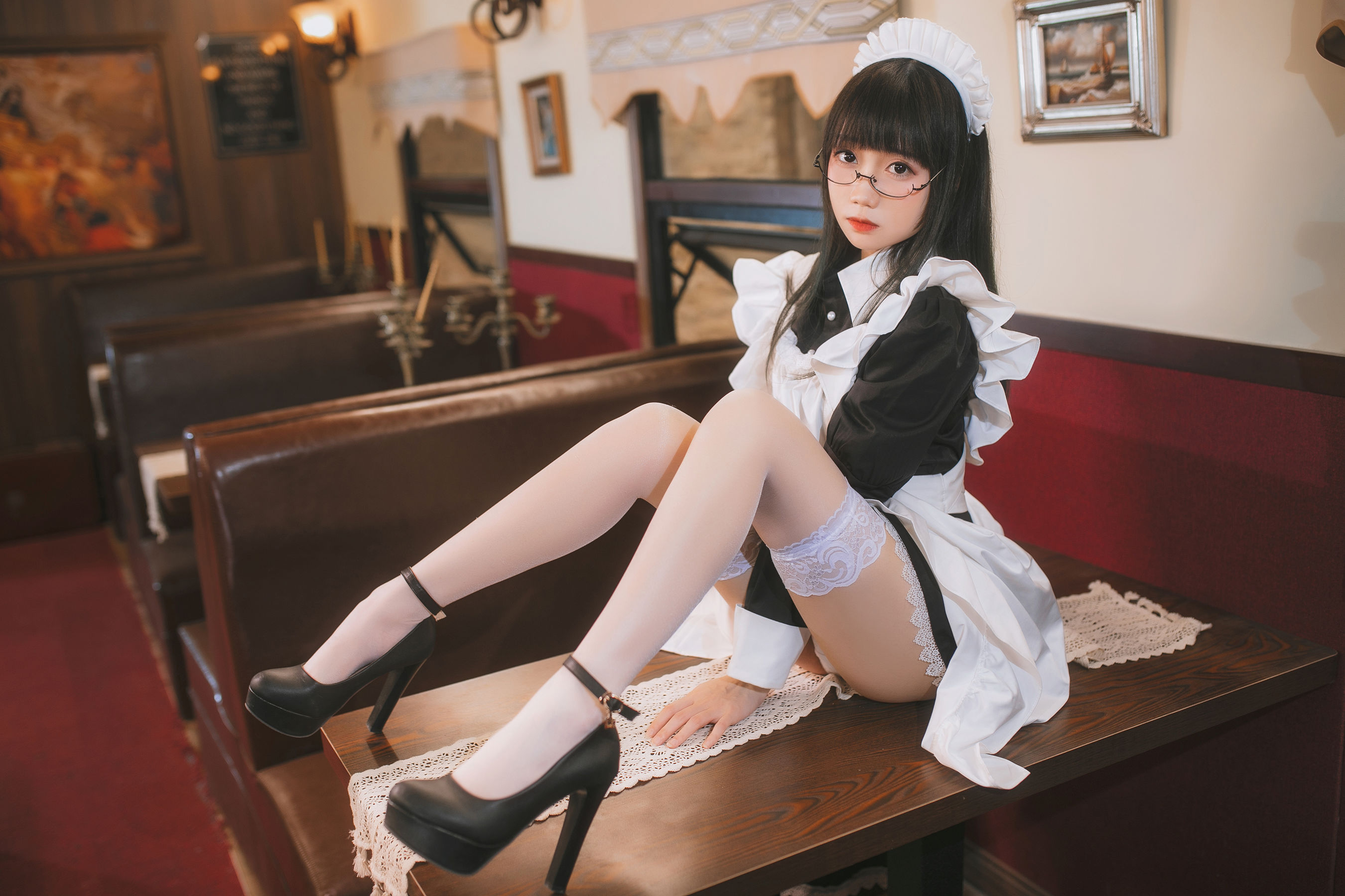 [COSPLAY] 焖焖碳 – 女仆