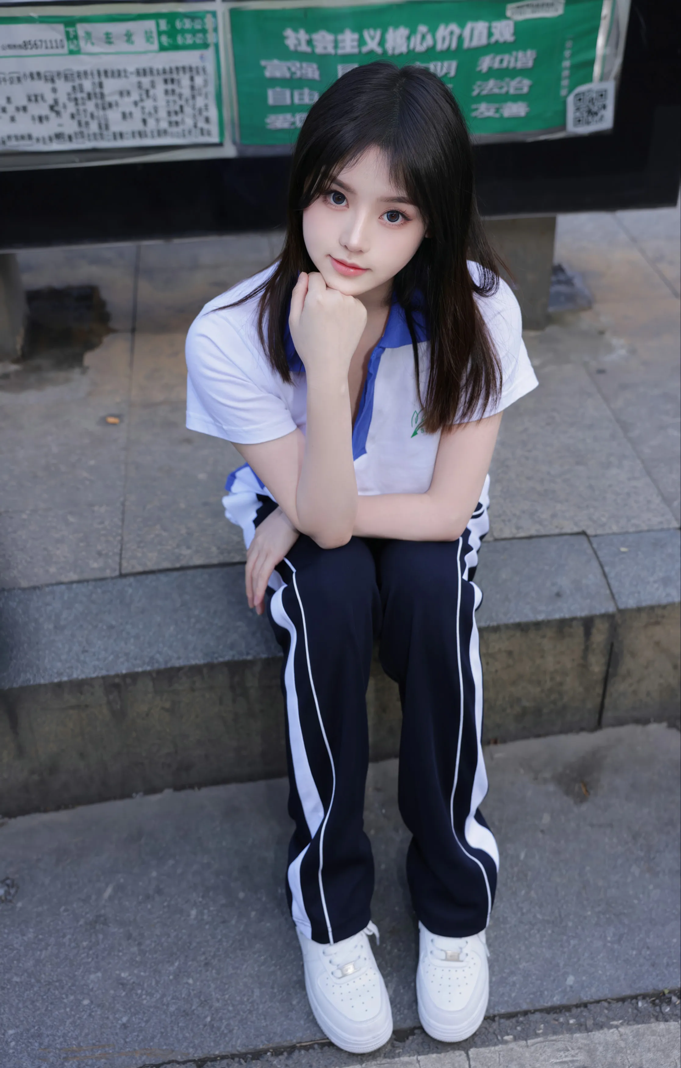 [秀人内购] 豆瓣酱 诱人私拍福利 公交车