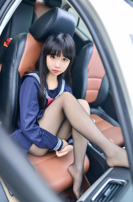 [COSPLAY] 雪琪SAMA - 车内JK [20P]