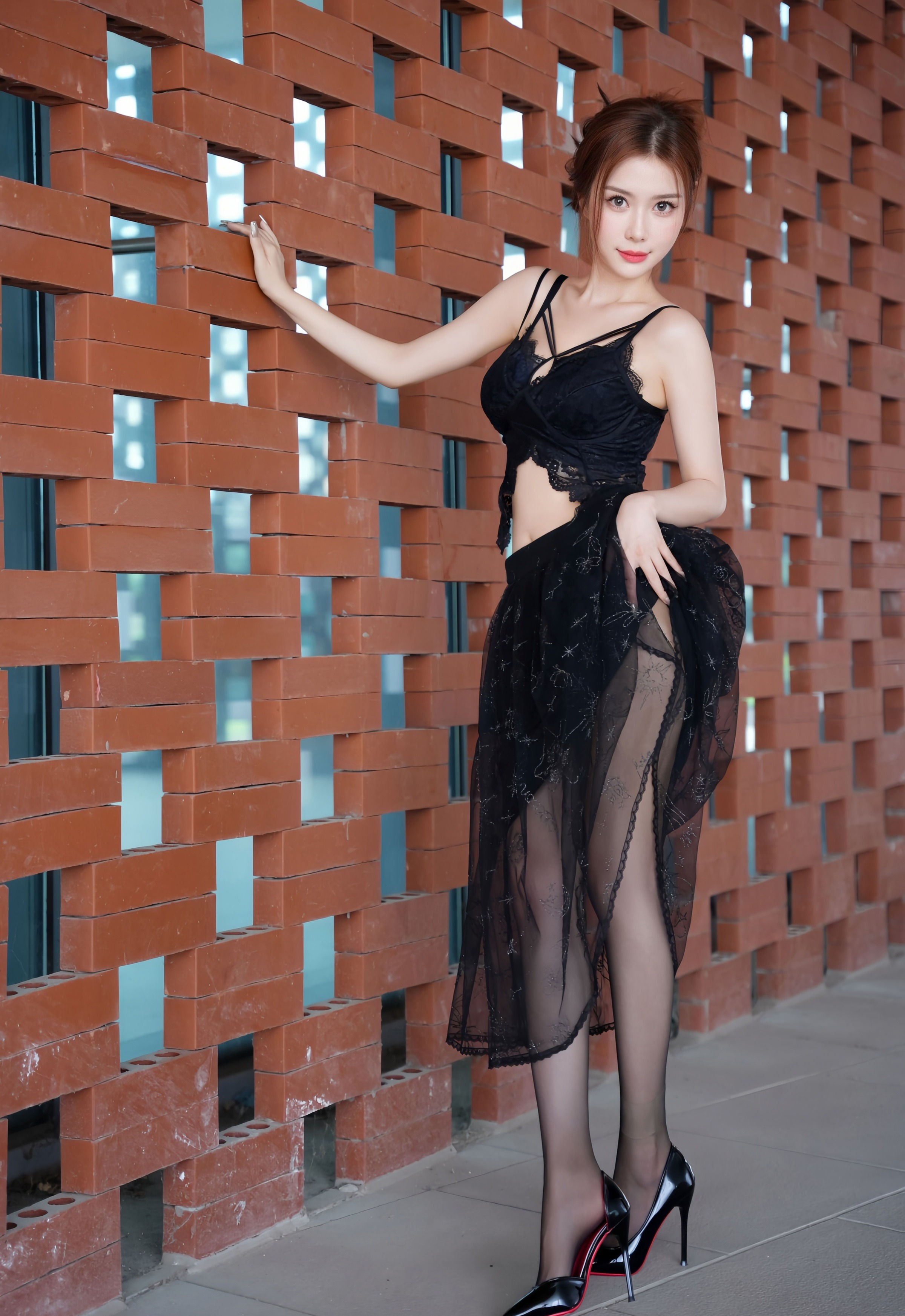 [XiuRen秀人网] 2025.11.21 No.11016 白芷yy 黑色情趣内衣 性感写真 [79+1P]