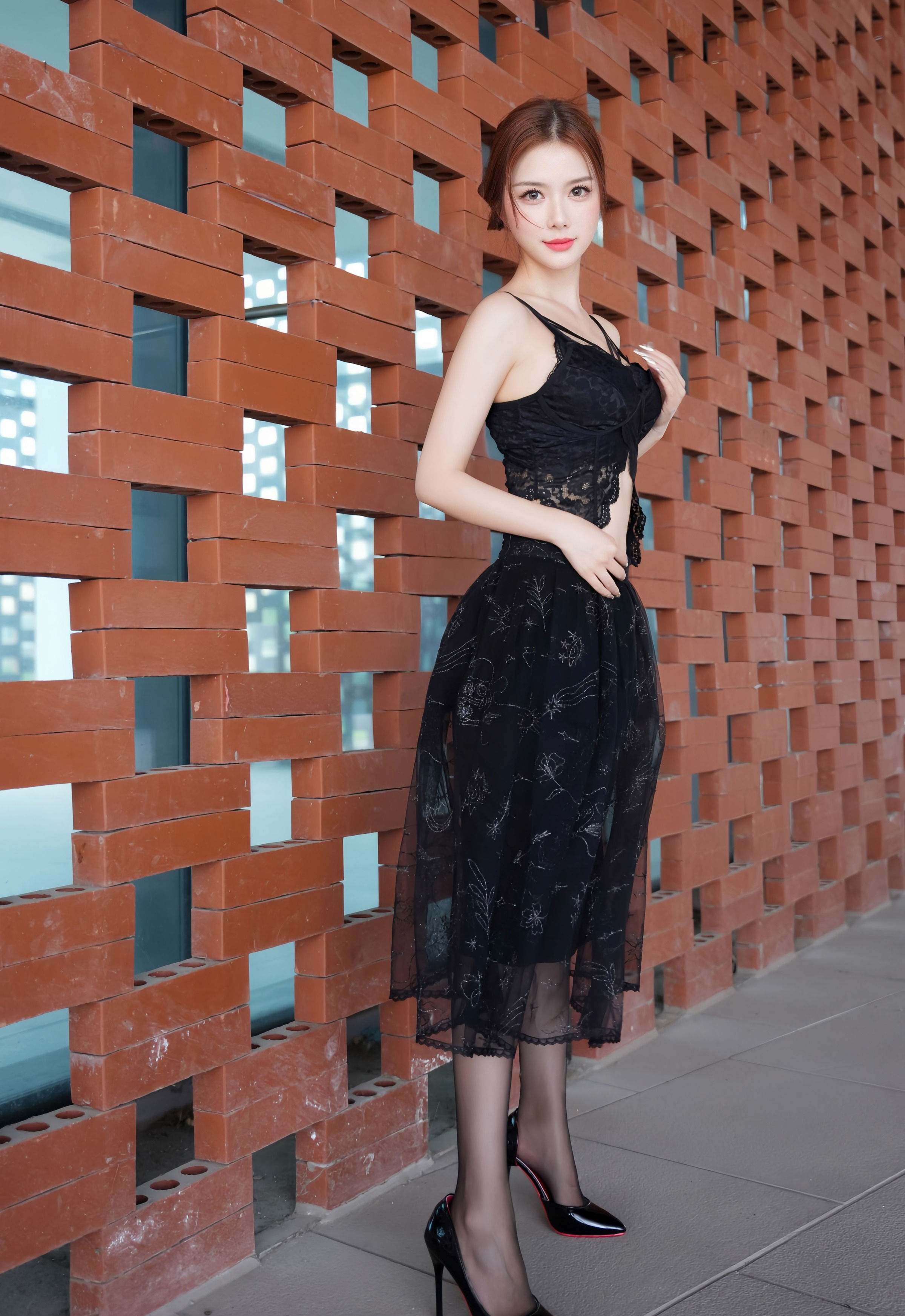 [XiuRen秀人网] 2025.11.21 No.11016 白芷yy 黑色情趣内衣 性感写真 [79+1P]