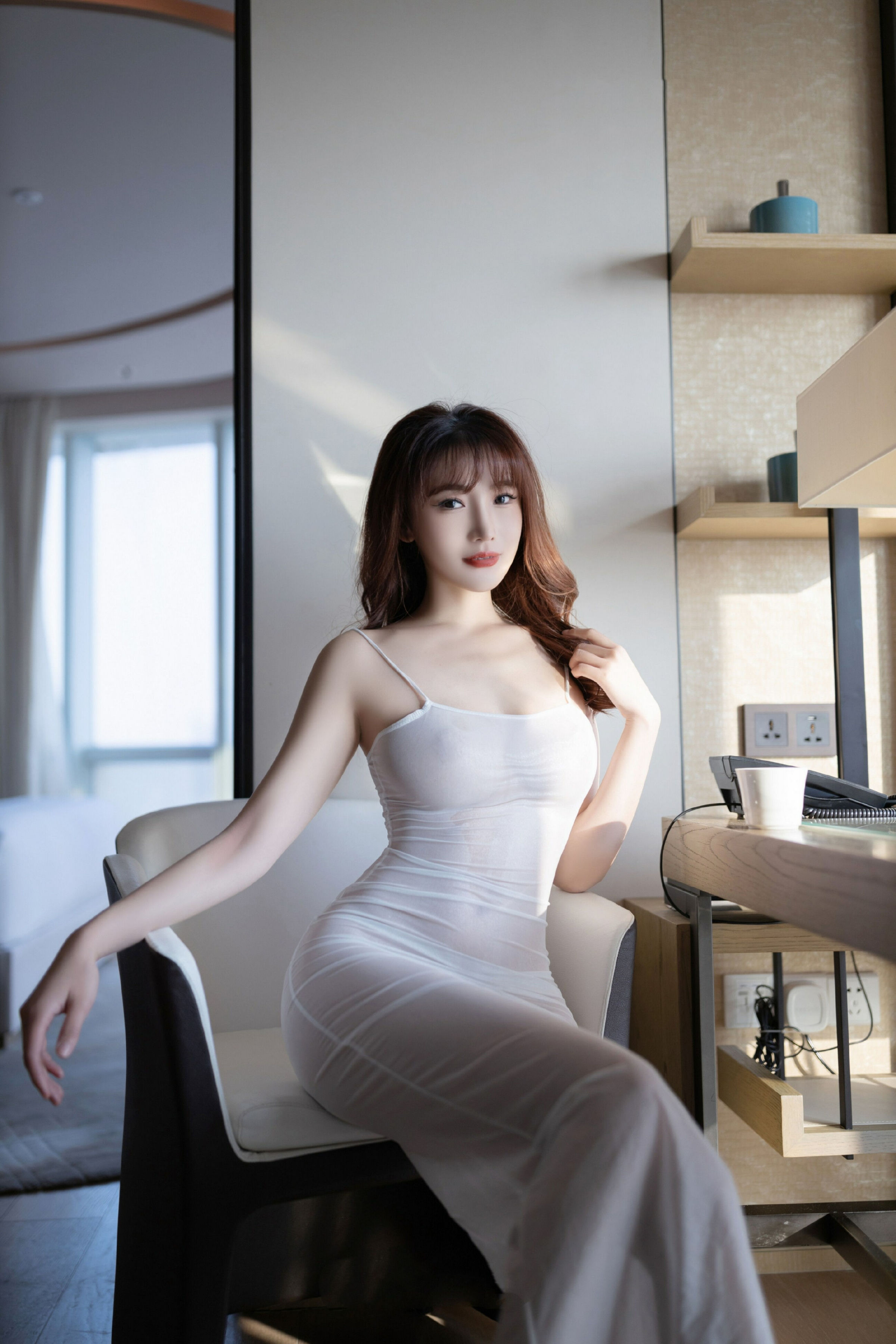 [秀人内购] 陆萱萱 诱人私拍福利 透明网纱