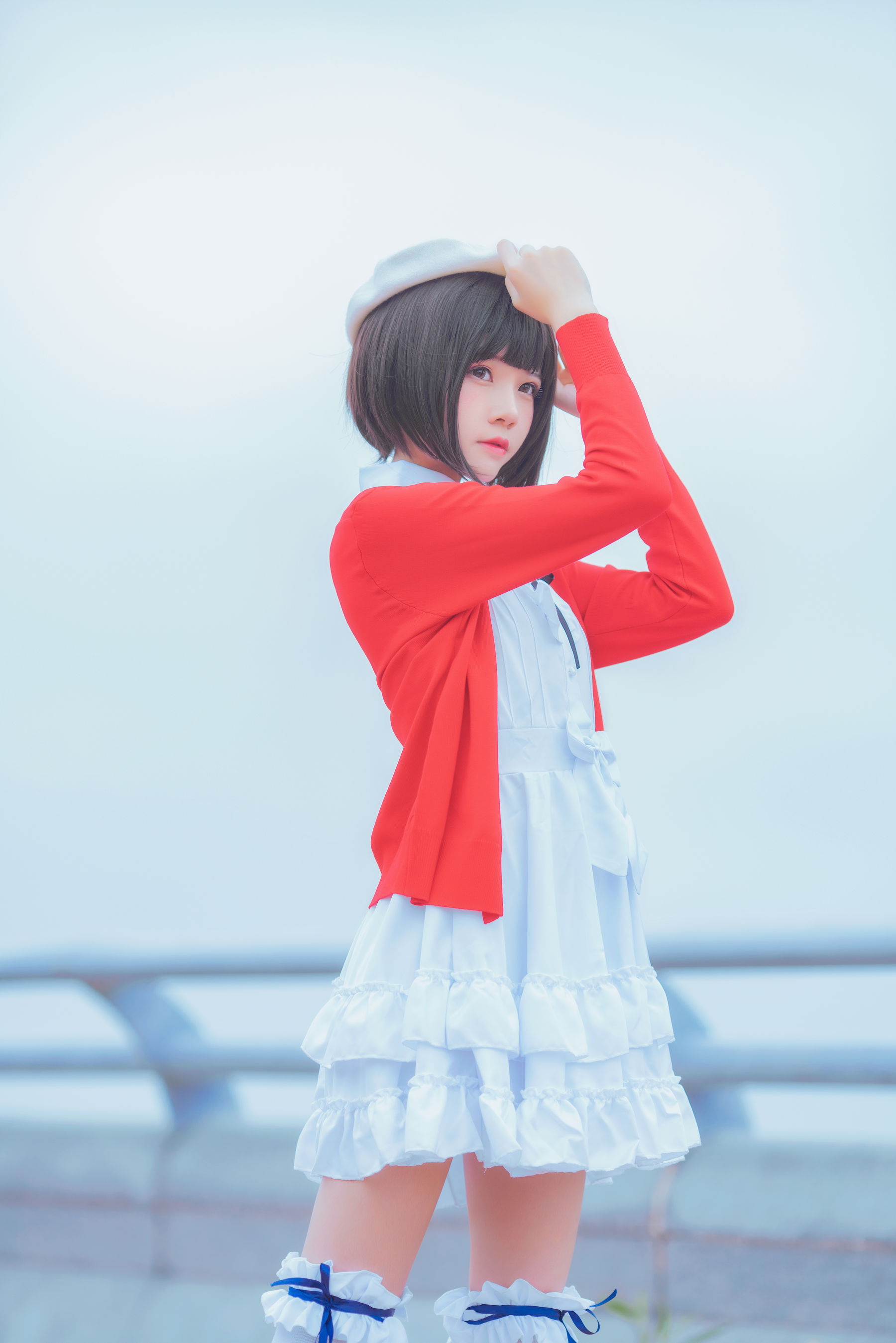 [COSPLAY] 桜桃喵 疯猫ss – 加藤惠常服