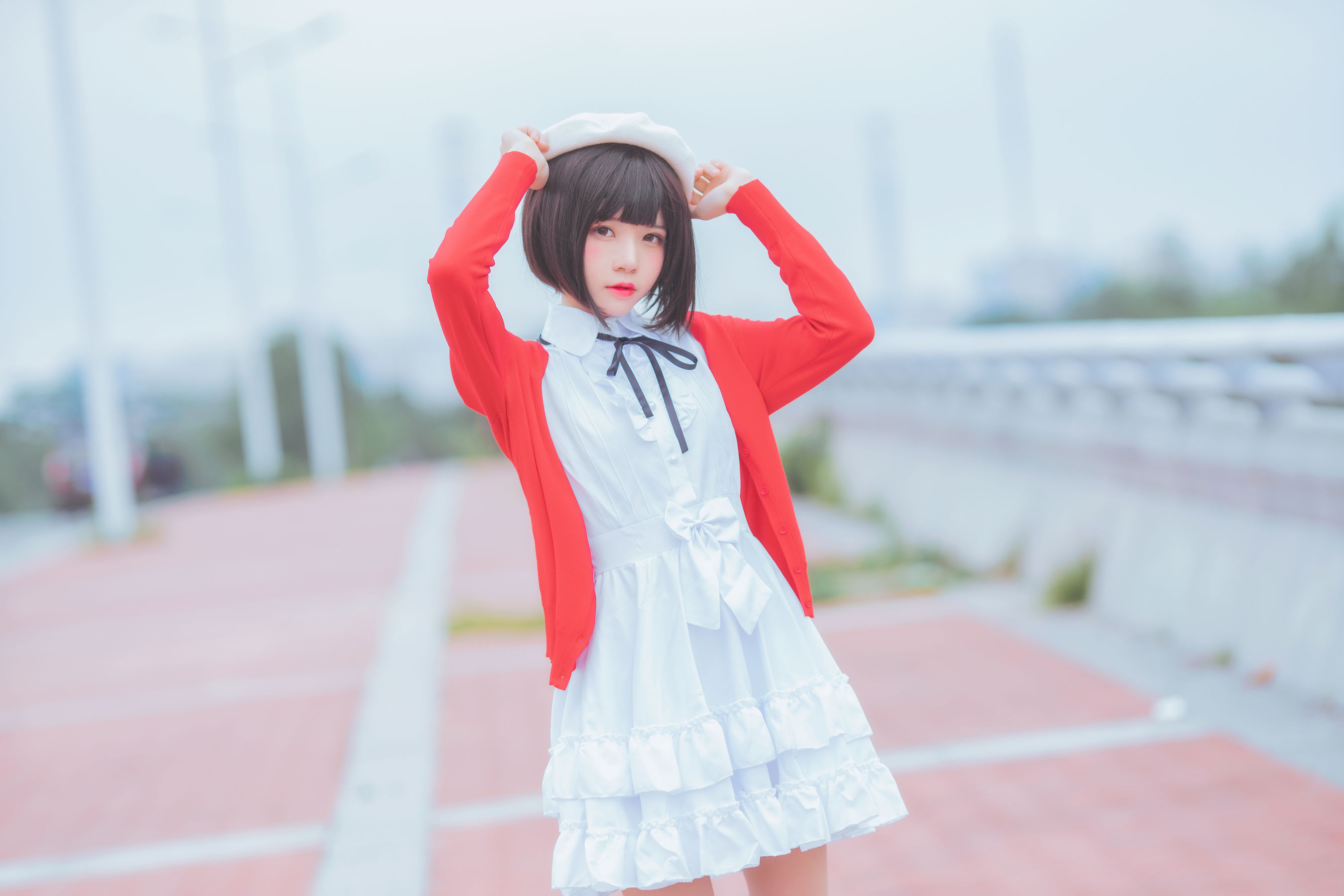 [COSPLAY] 桜桃喵 疯猫ss – 加藤惠常服