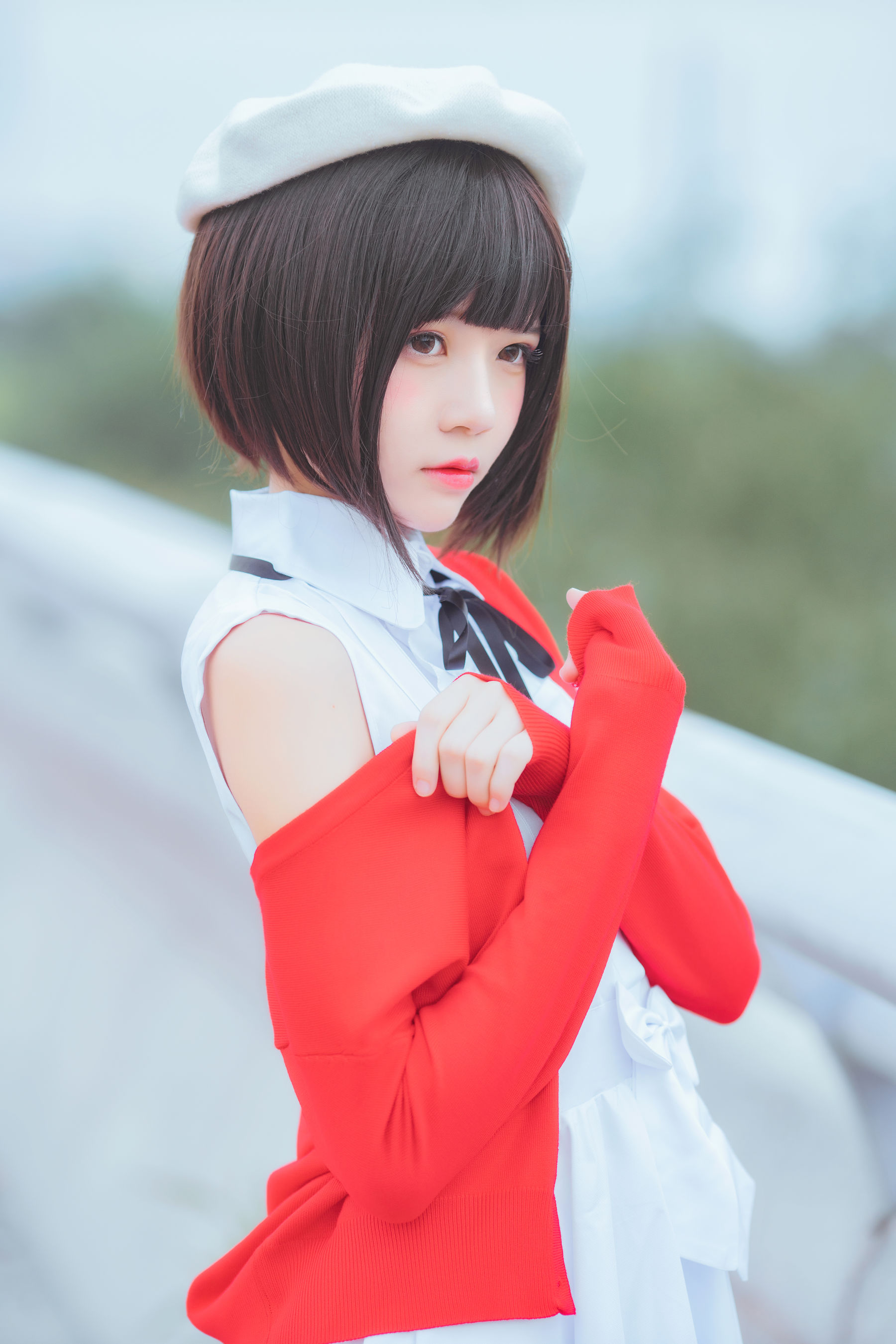 [COSPLAY] 桜桃喵 疯猫ss – 加藤惠常服