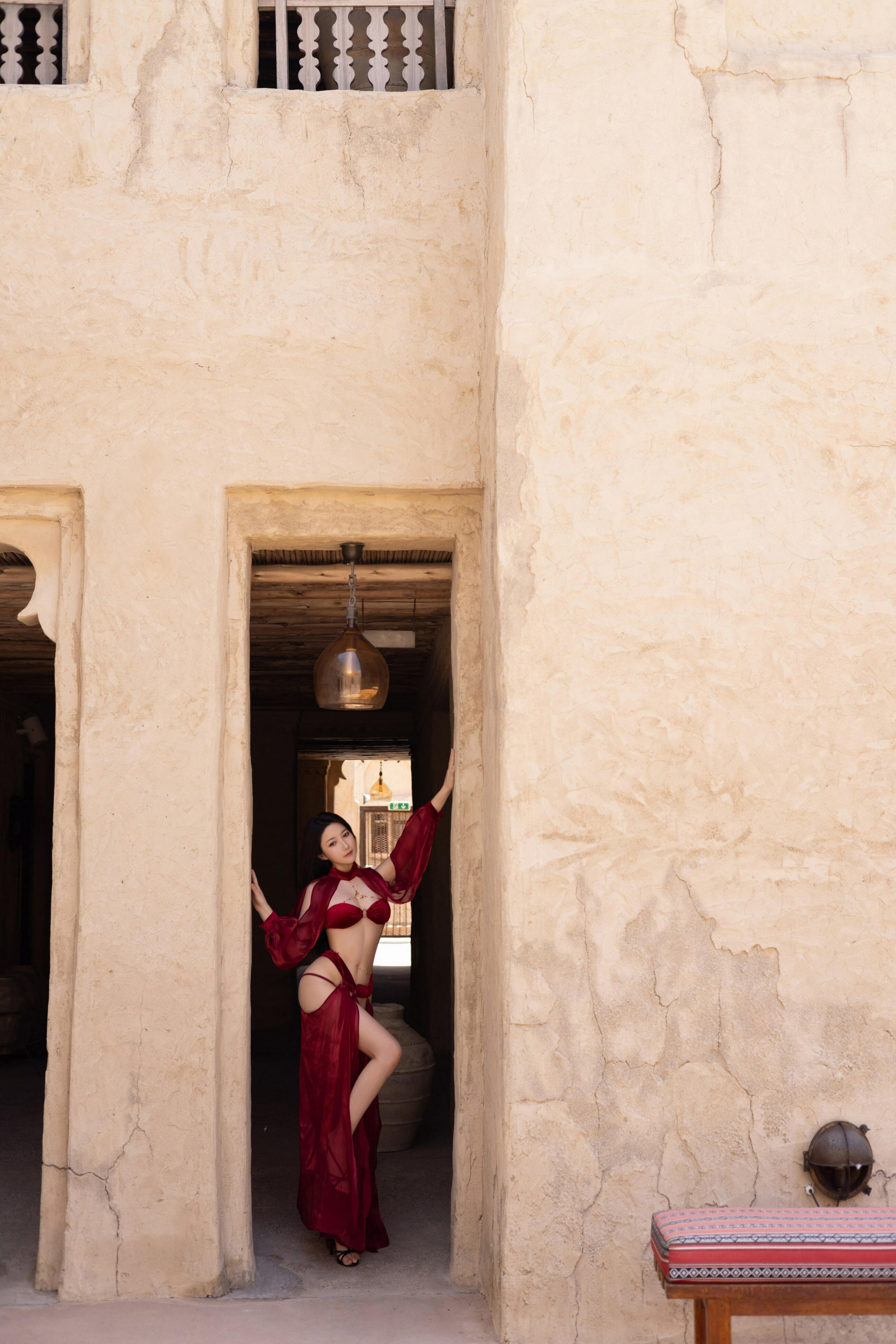 [秀人内购] 鱼子酱Fish 诱人私拍福利 惊红之舞