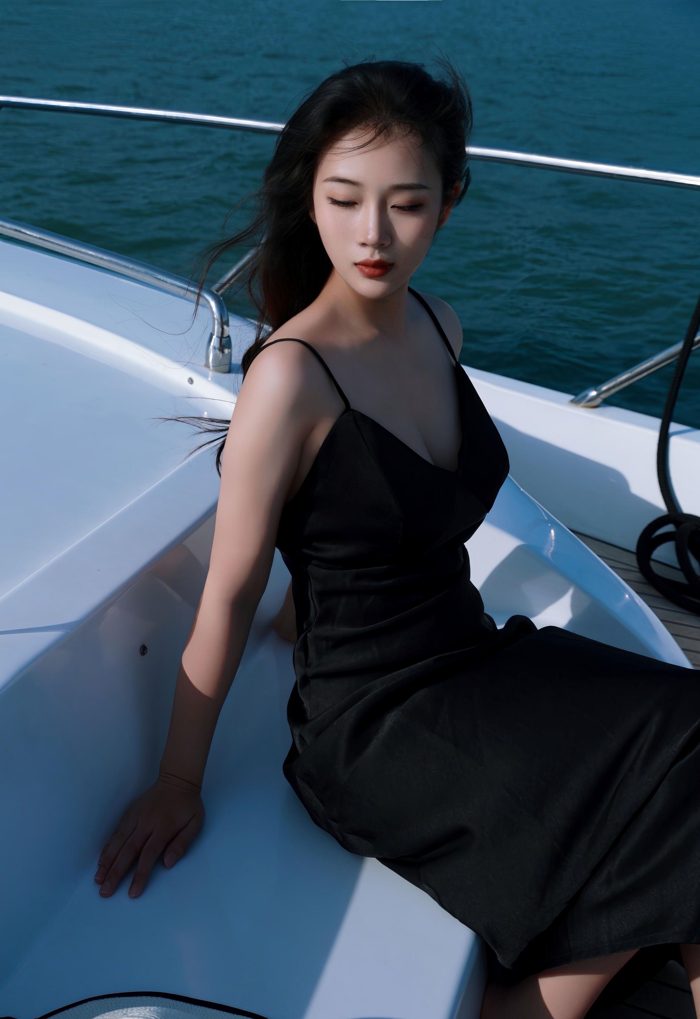 [XiuRen秀人网] 2025.12.05 No.11074 南乔 黑色连衣短裙 性感写真 [82+1P]