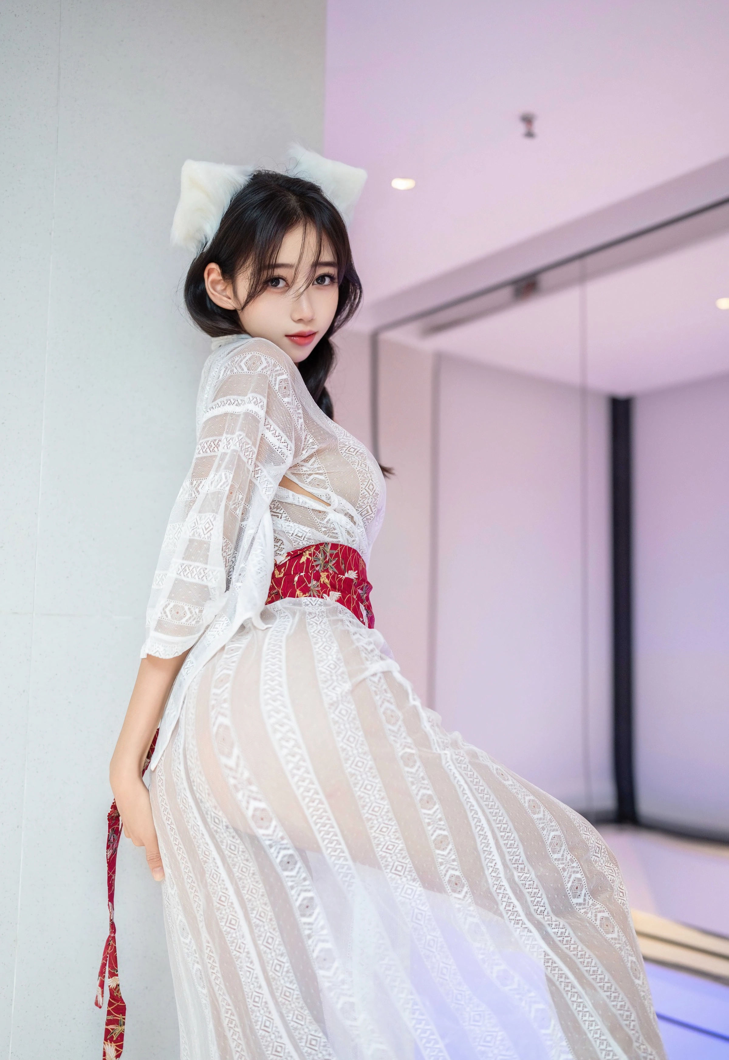 [XINGYAN星颜社] 2025.12.10 VOL.442 时安安 白色连衣裙 性感写真 [75+1P]