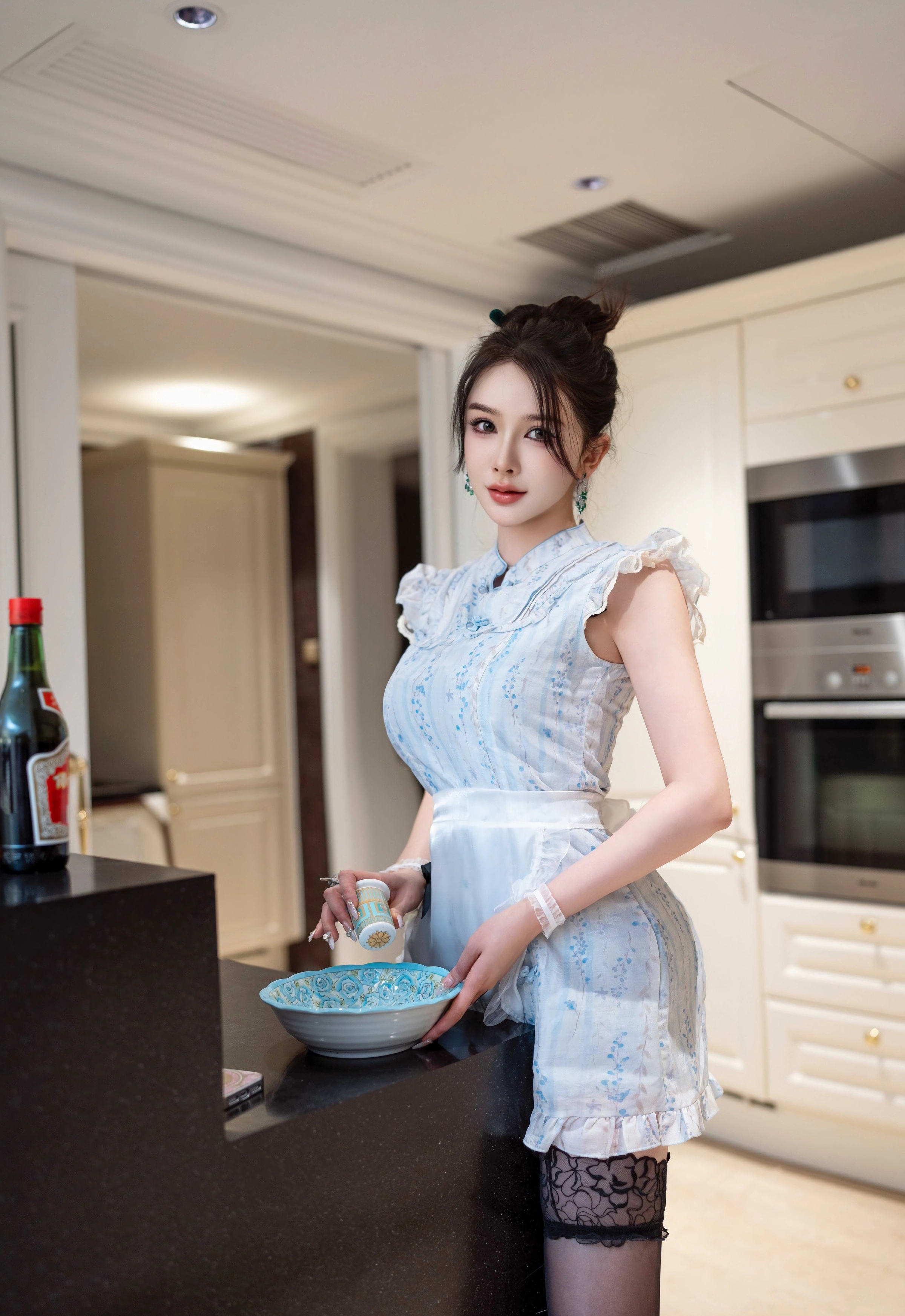 [XINGYAN星颜社] 2025.12.12 VOL.444 李丽莎 蓝色连衣短裙 性感写真 [72+1P]