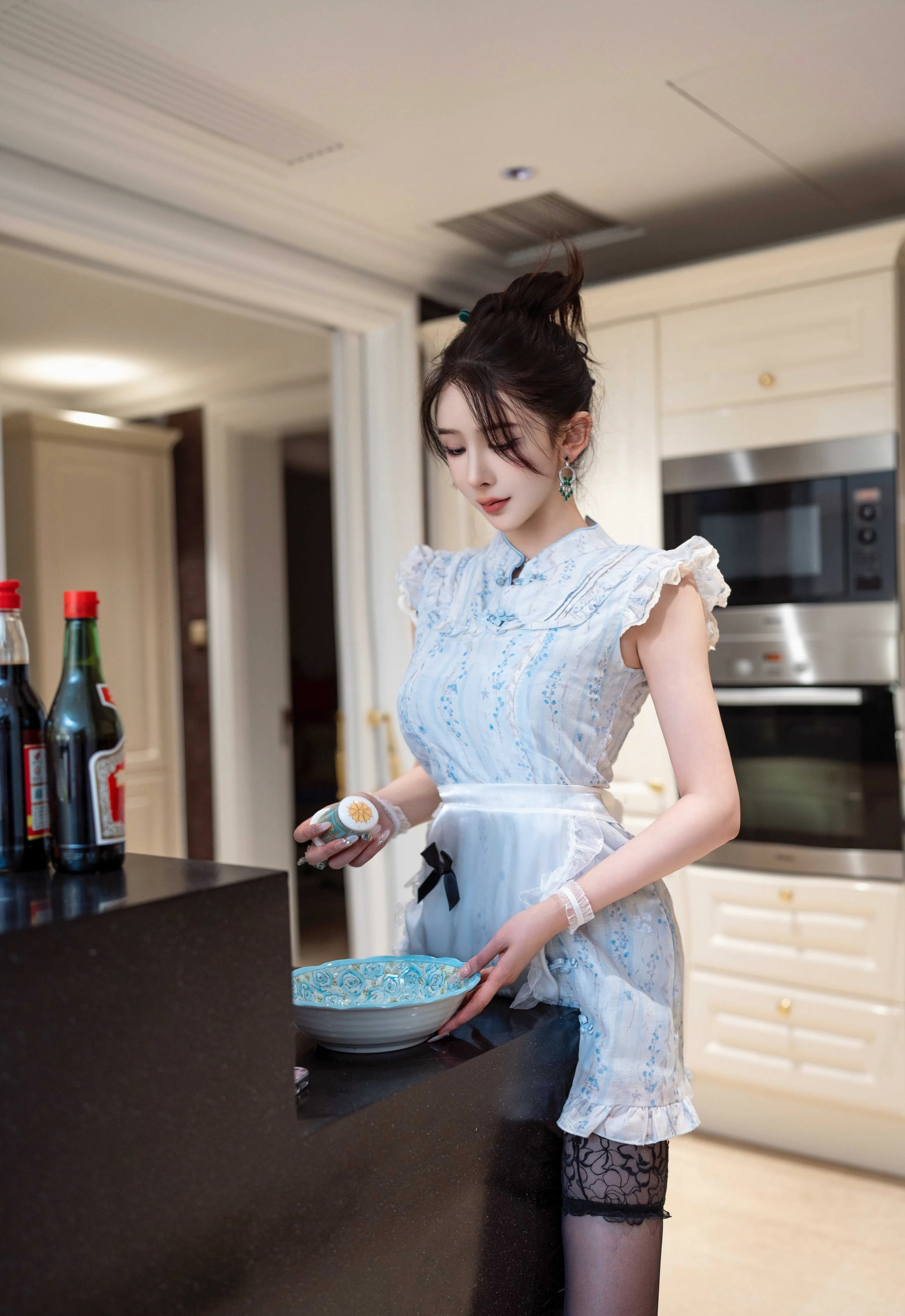 [XINGYAN星颜社] 2025.12.12 VOL.444 李丽莎 蓝色连衣短裙 性感写真 [72+1P]