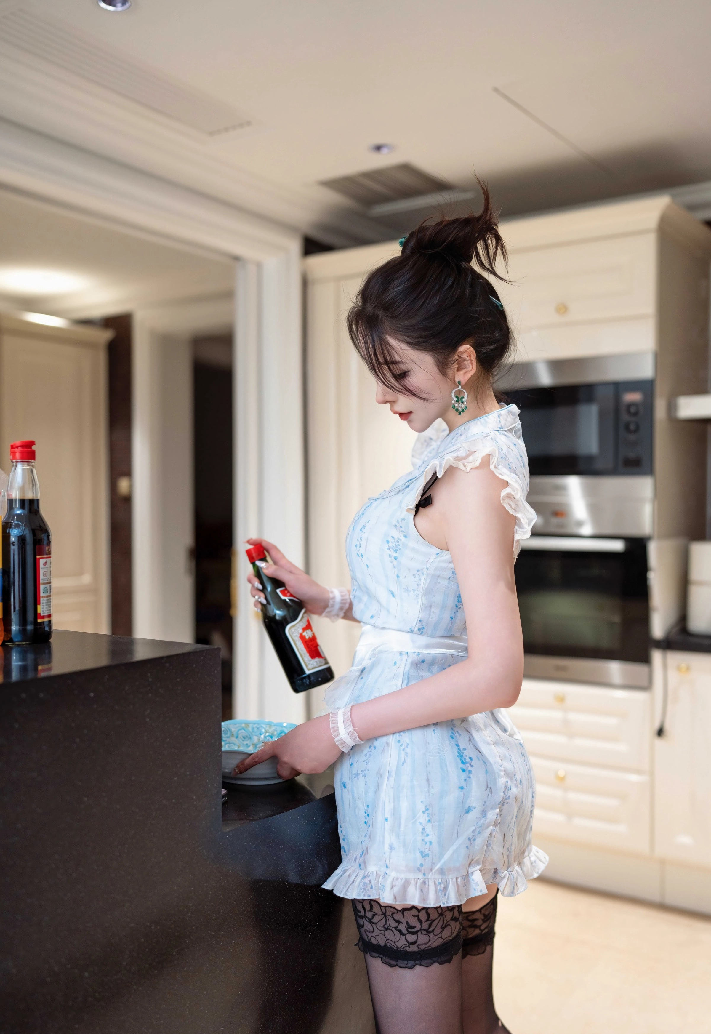 [XINGYAN星颜社] 2025.12.12 VOL.444 李丽莎 蓝色连衣短裙 性感写真 [72+1P]