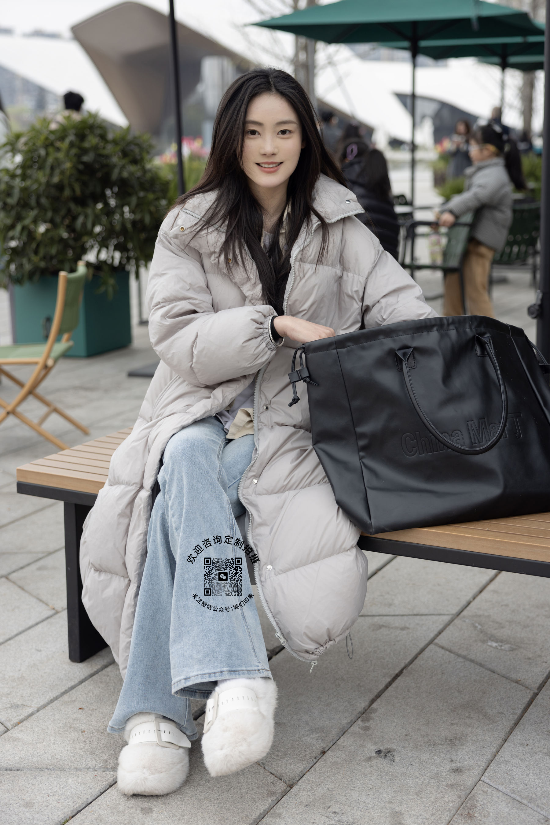 [她们印象] No.005 秋秋 户外抓拍 [123P]