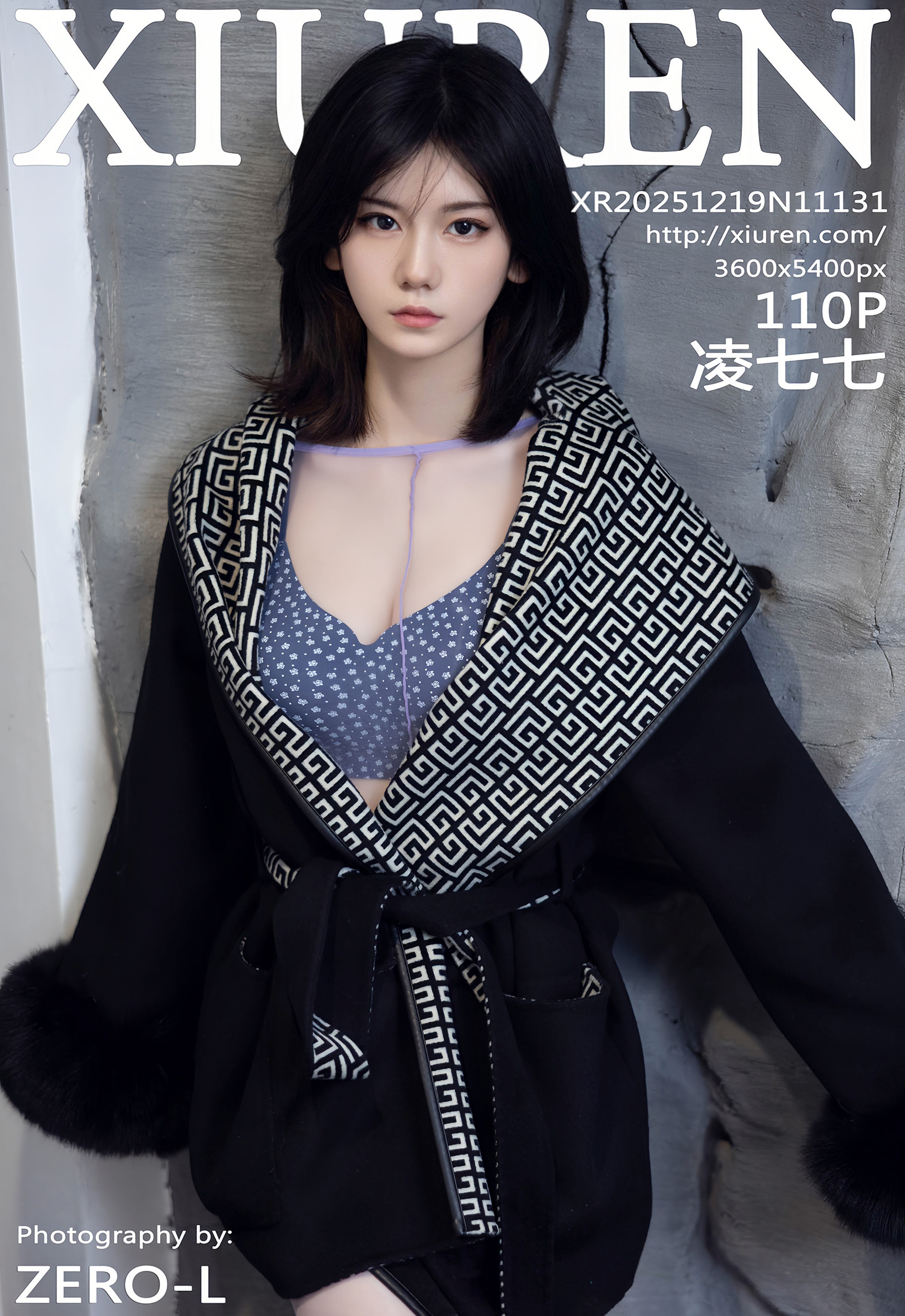 [XiuRen秀人网] 2025.12.19 No.11131 凌七七 紫色连体丝袜 性感写真 [110+1P]